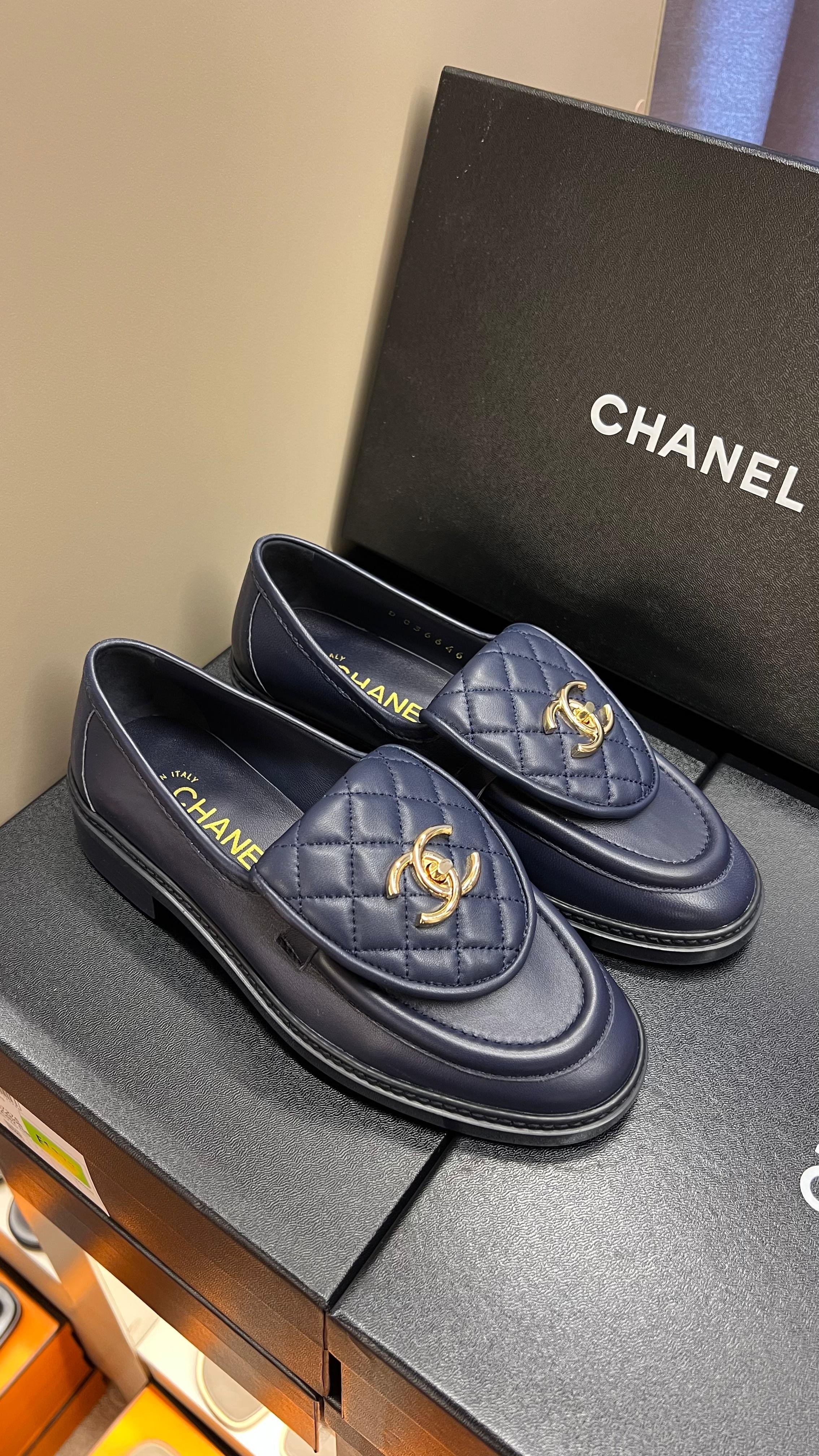 CHNL LOAFER LACİVERT (HEMEN TESLİM)