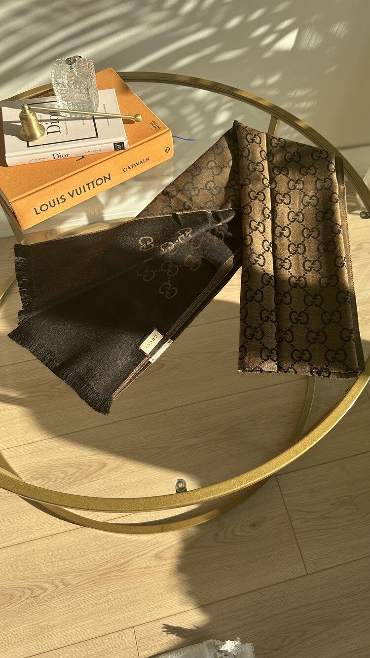 G DESEN YÜN İPEK ŞAL GRİ