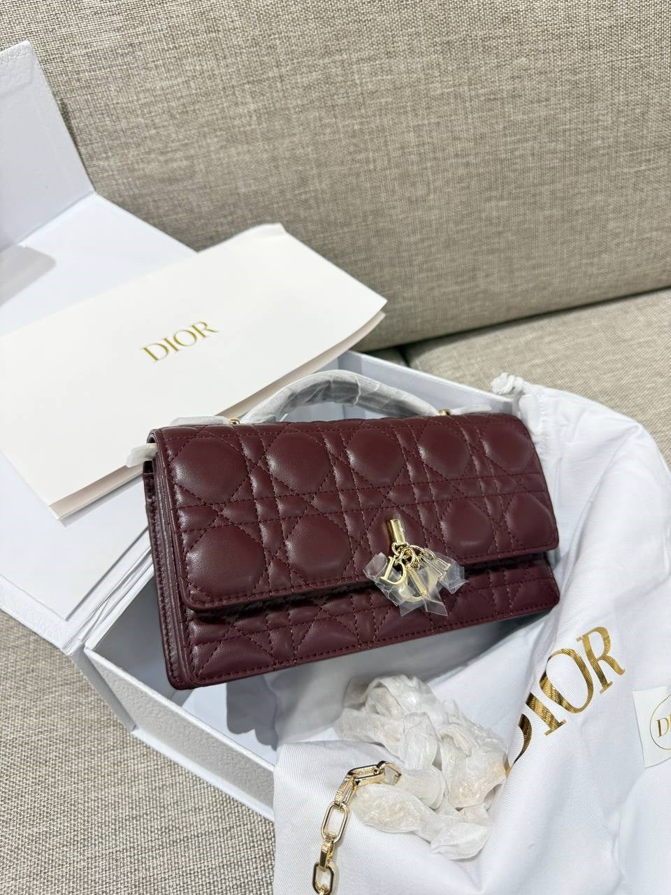 MY DİOR MEDİUM BORDO (HEMEN TESLİM)