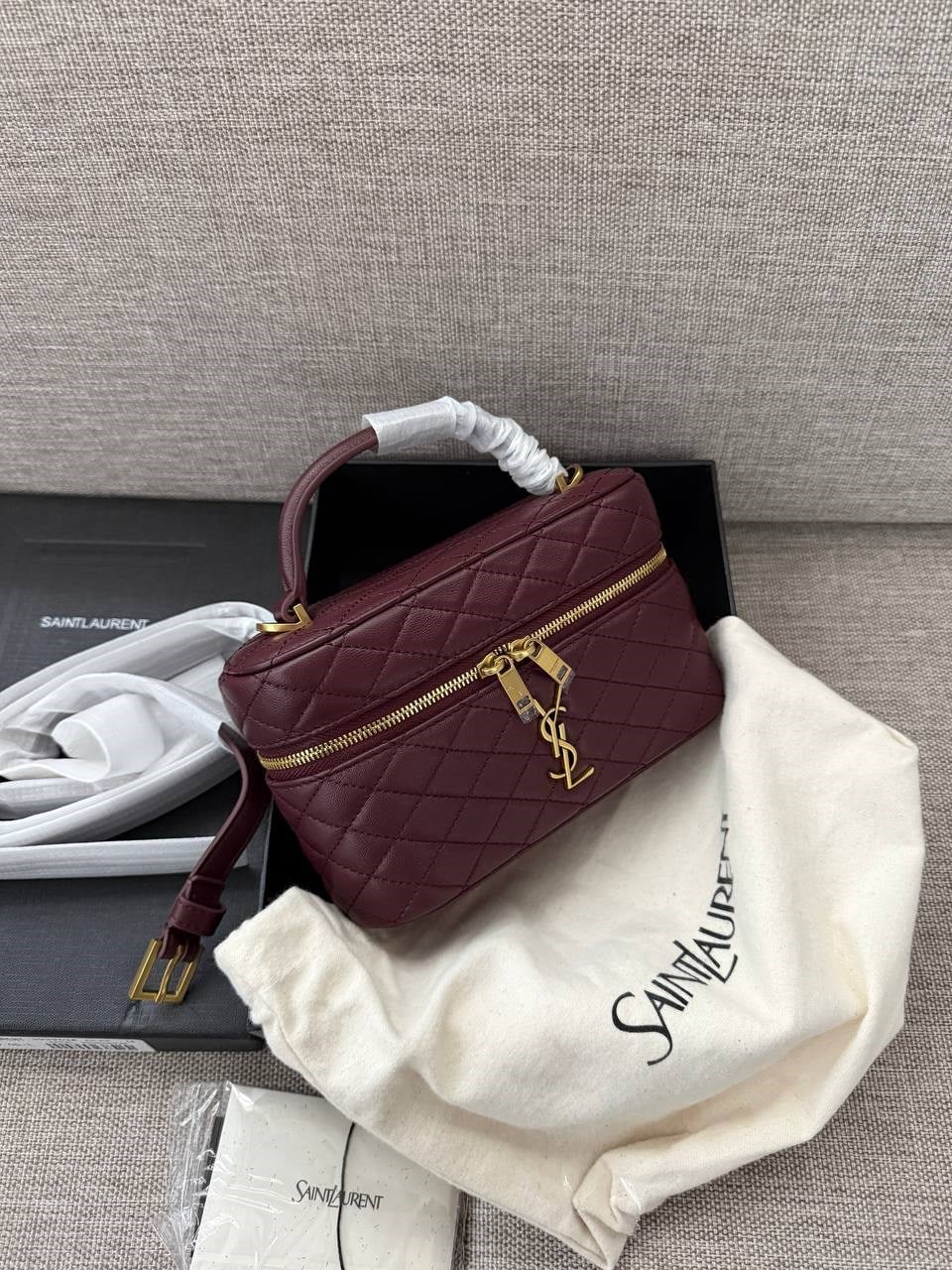YSL VANİTY BORDO (HEMEN TESLİM)