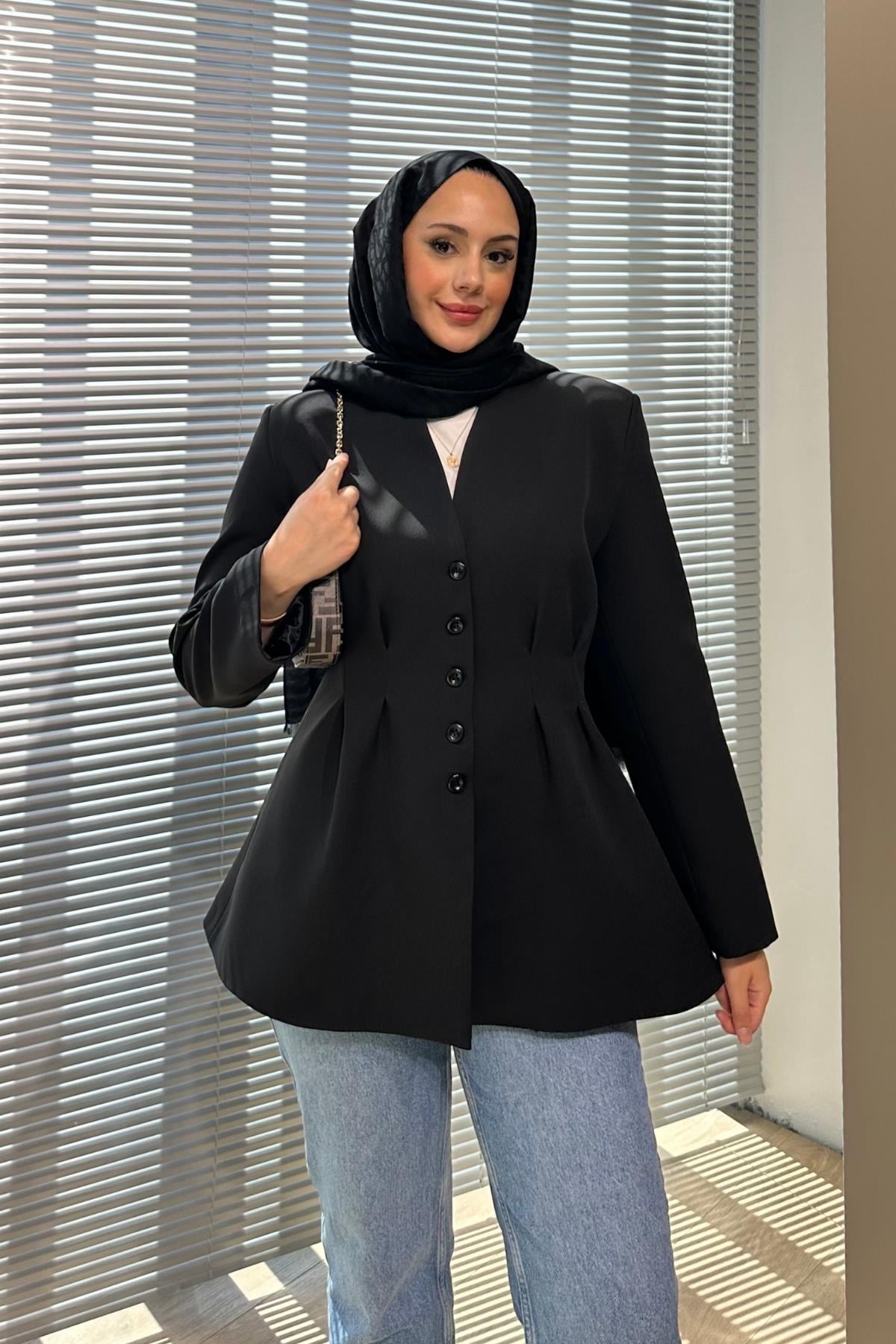 CEKETPremium Blazer Ceket 1111 Siyah