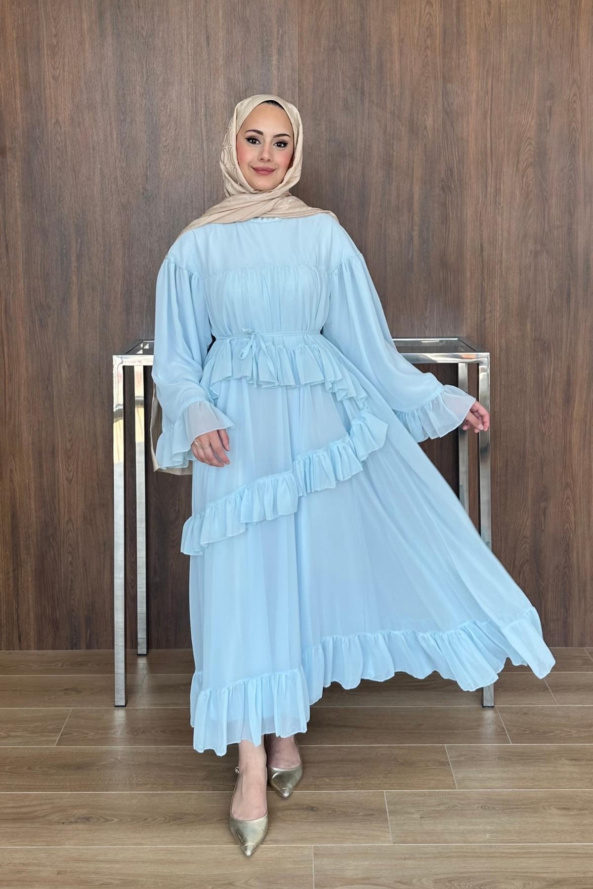 ELBİSEAlina Şifon Elbise 1091 Bebemavisi