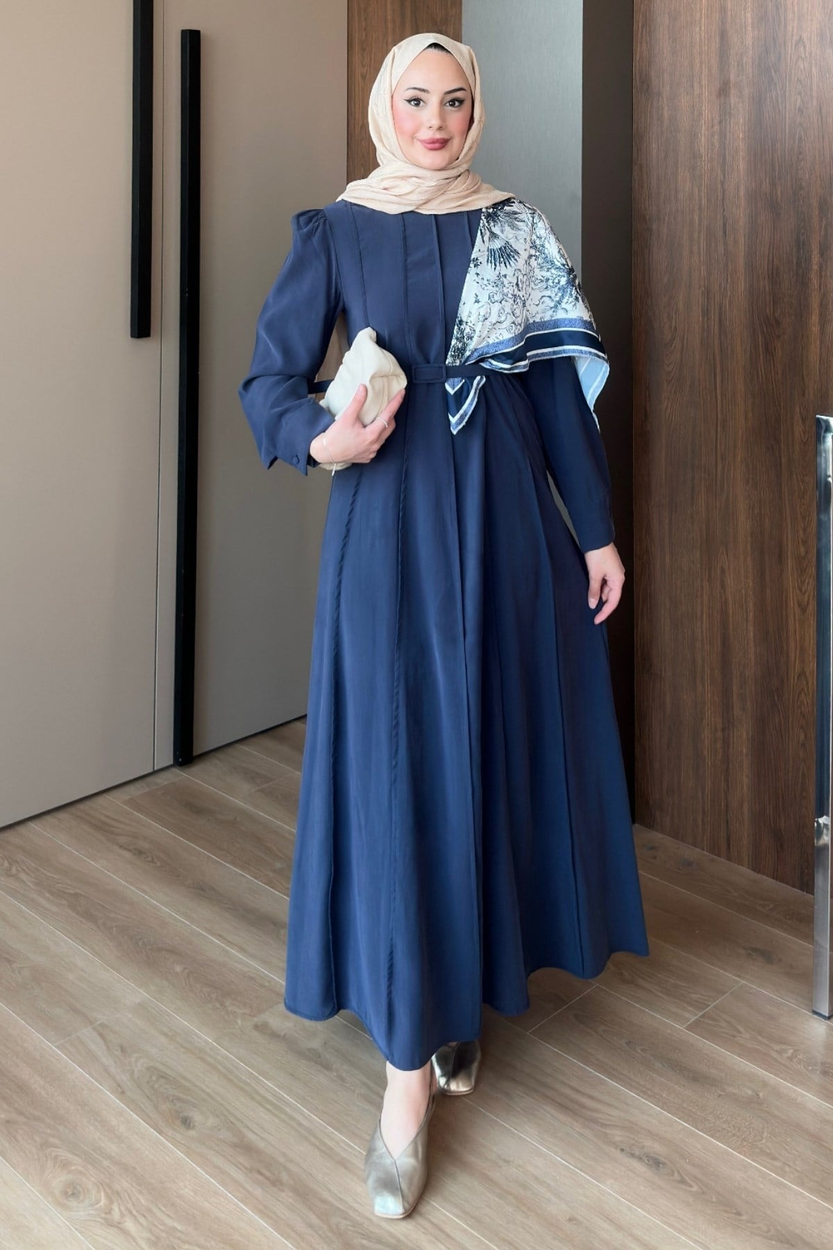 ELBİSEMoi Elbise 1082 Lacivert