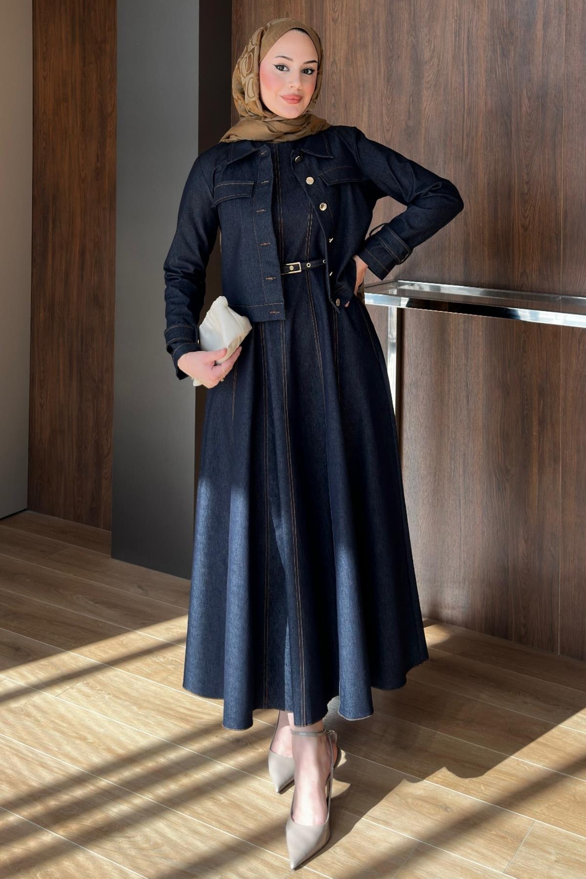 TAKIMDenim Ceketli Takım 1079 Lacivert
