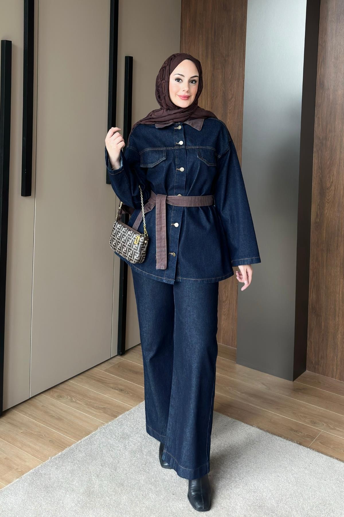 TAKIMGarnili Kot Takım 1057 Lacivert