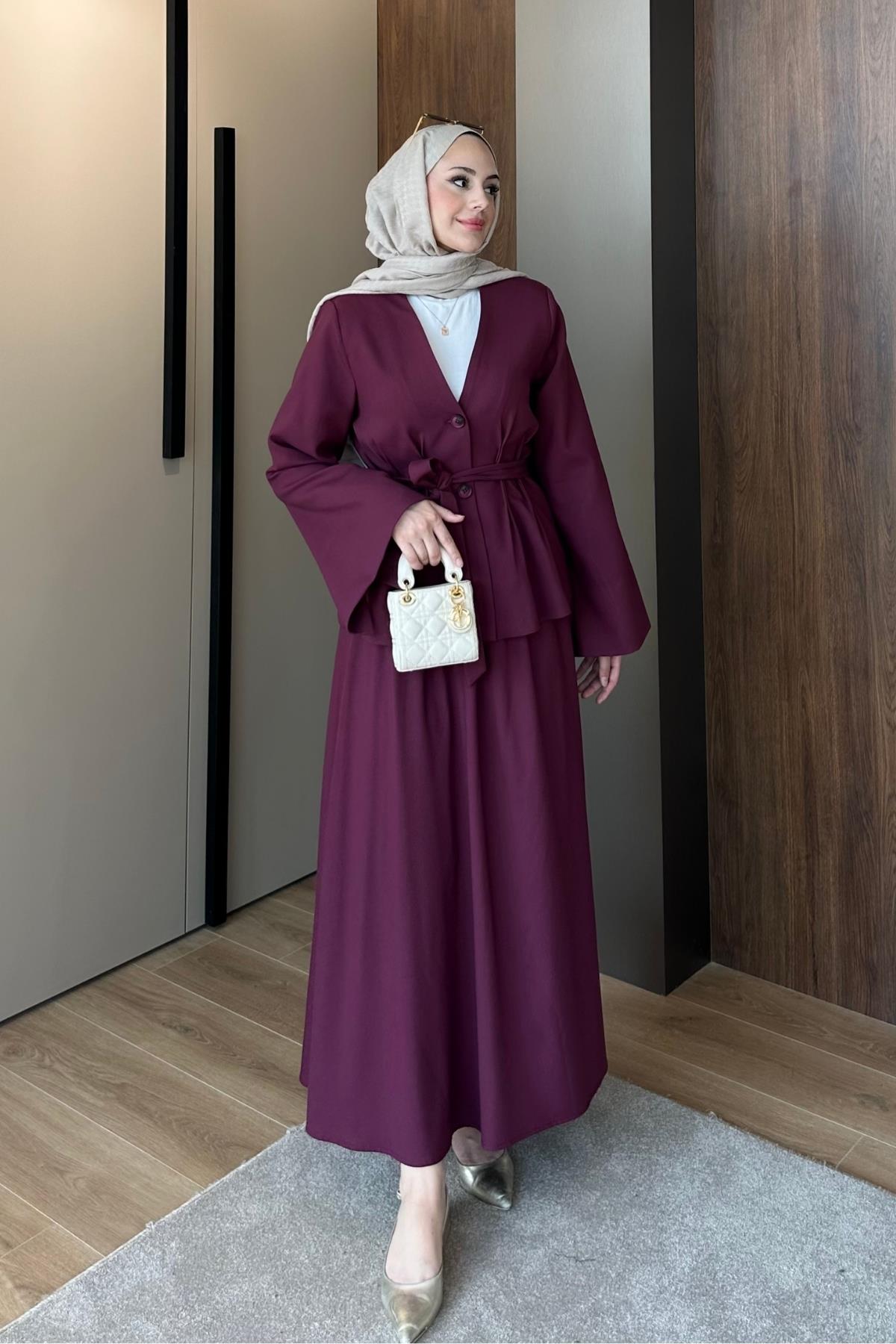 TAKIMPremium Etek Takım 1112 Bordo