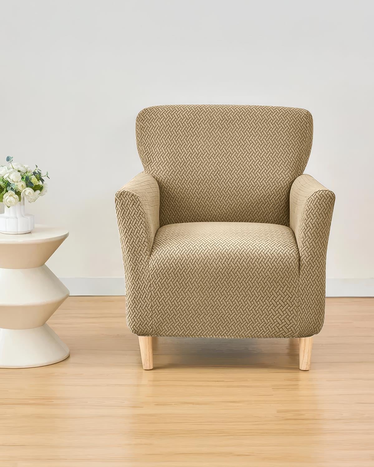 3.3.1.1 Koltuk Örtüsü Koltuk Kılıfı Takımı Lastikli Sofa Cover / Bej