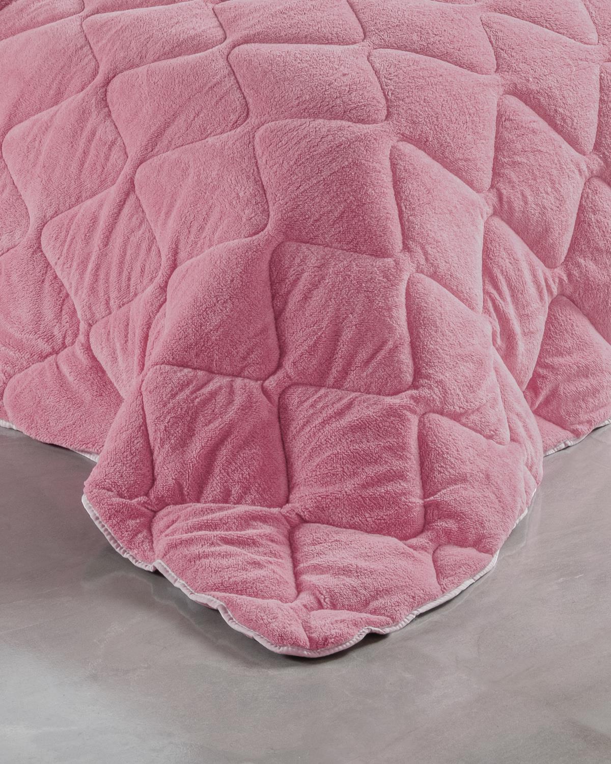 Tek Kişilik Wellsoft Pembe Yorgan Seti /155x215cm