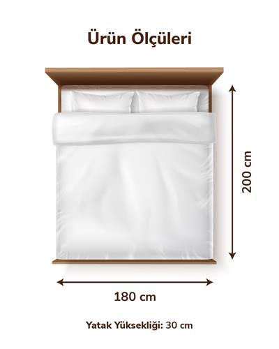 %100 Pamuklu Penye Lastikli Çarşaf Battal Boy / Antrasit