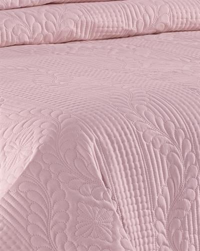 Jumbo Soft Çift Taraflı Çift Kişilik Yatak Örtüsü 3 Parça / Pembe