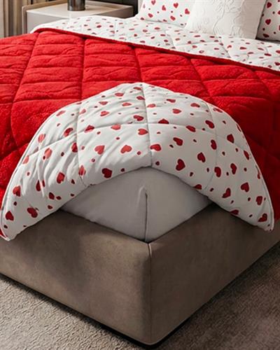 Premium Kalpli Çift Kişilik Wellsoft Yorgan Seti 195x215 Cm
