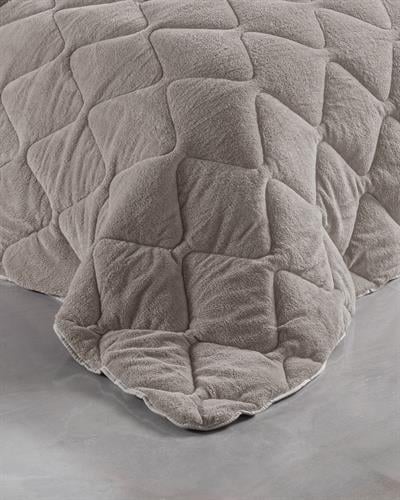 Tek Kişilik Wellsoft Bej Yorgan Seti /155x215cm