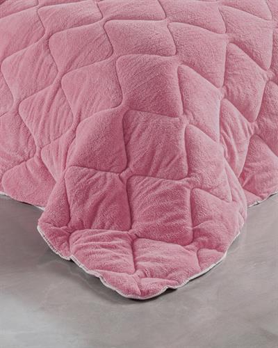 Tek Kişilik Wellsoft Pembe Yorgan Seti /155x215cm