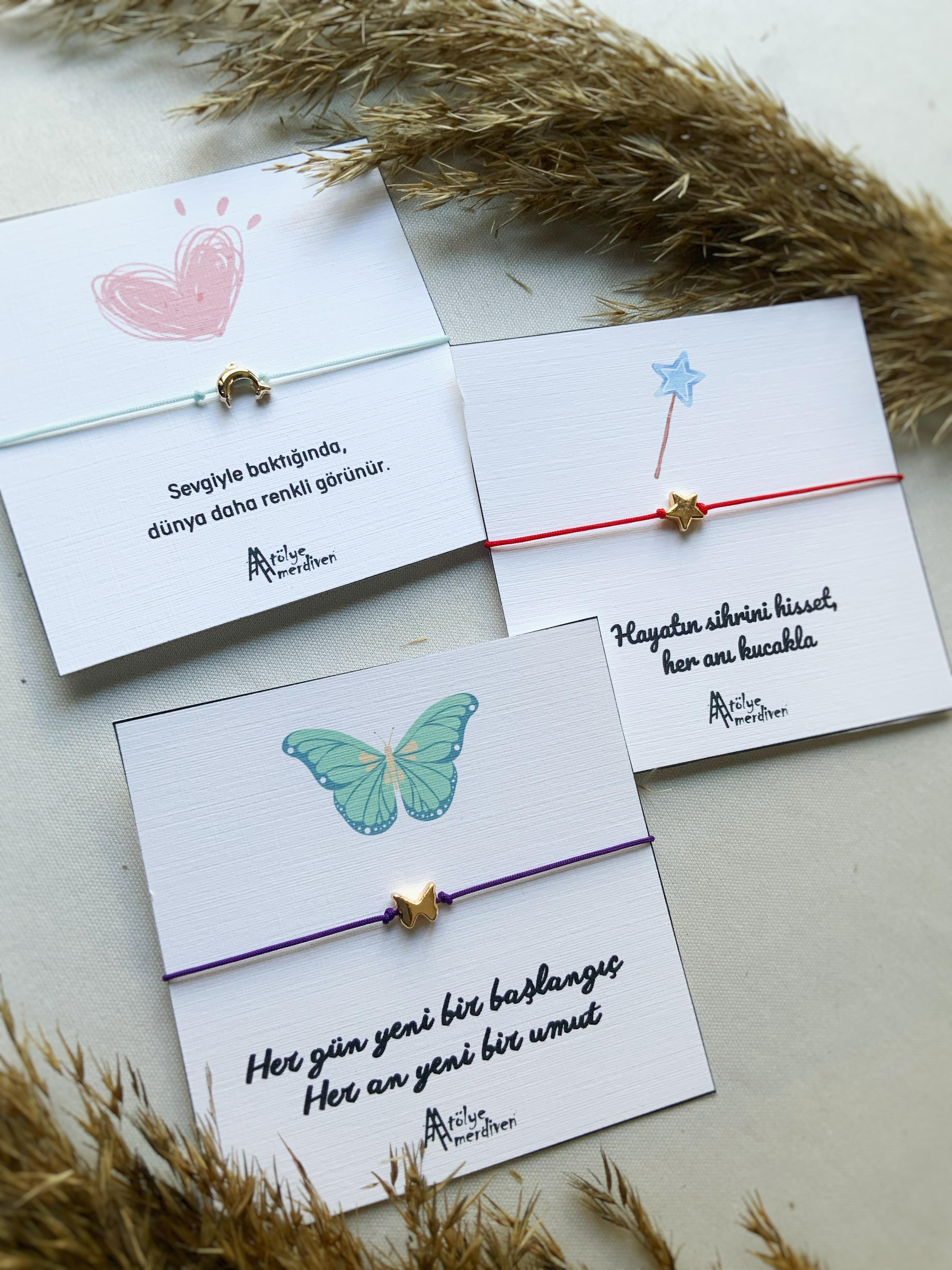 3lü Arkadaş Bilekliği Seti