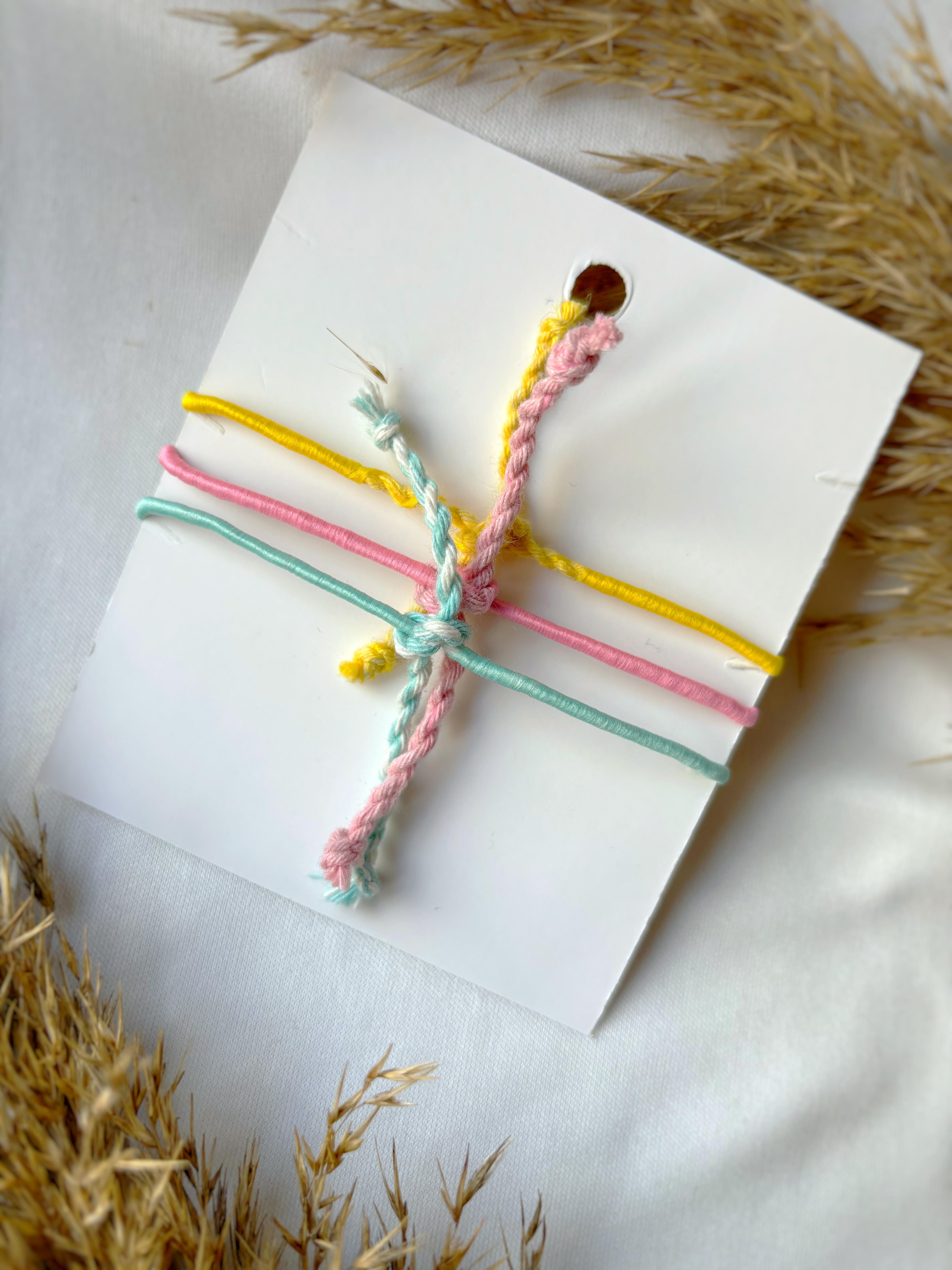 3lü Arkadaşlık bileklik seti