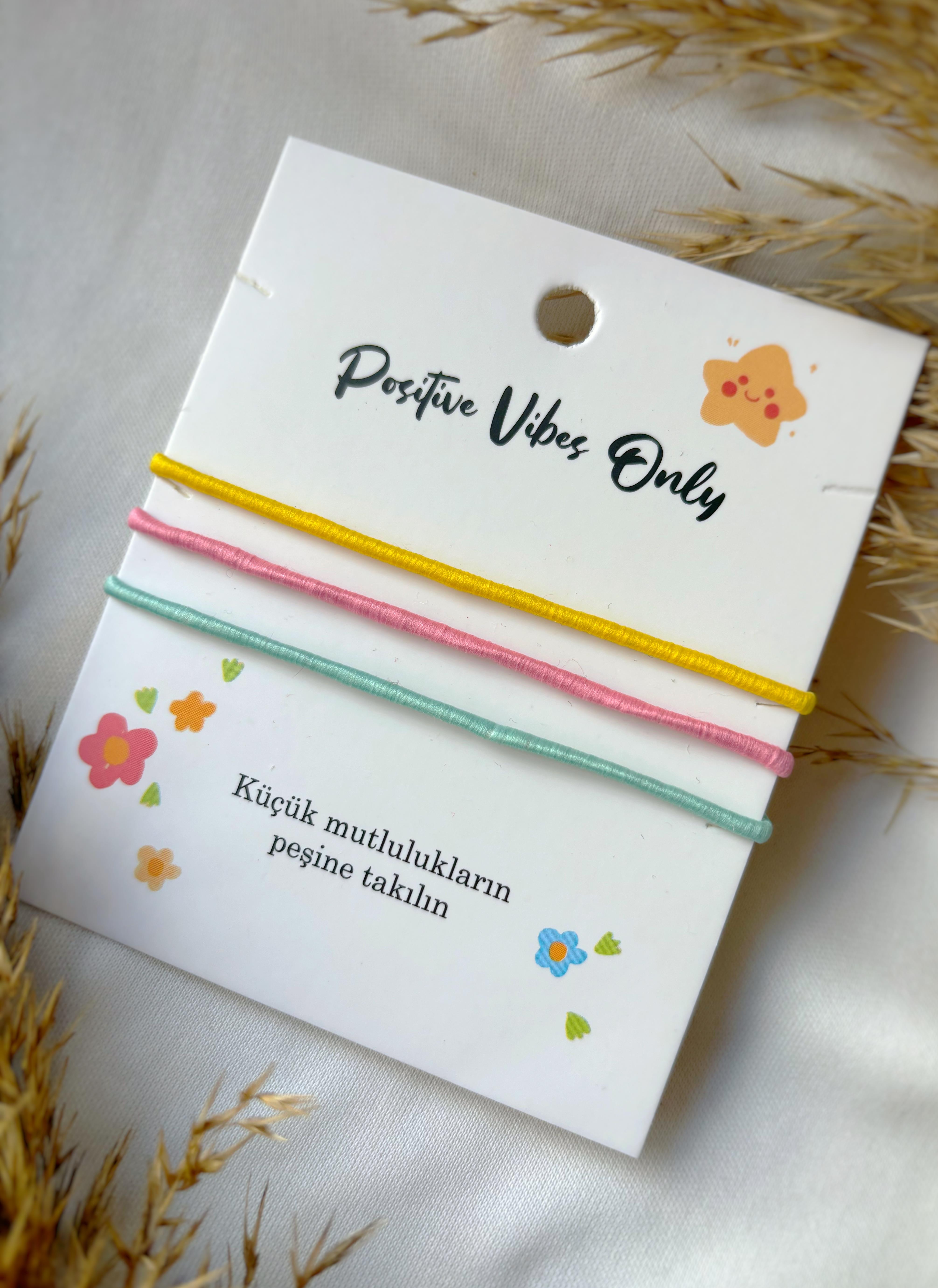 3lü Arkadaşlık bileklik seti