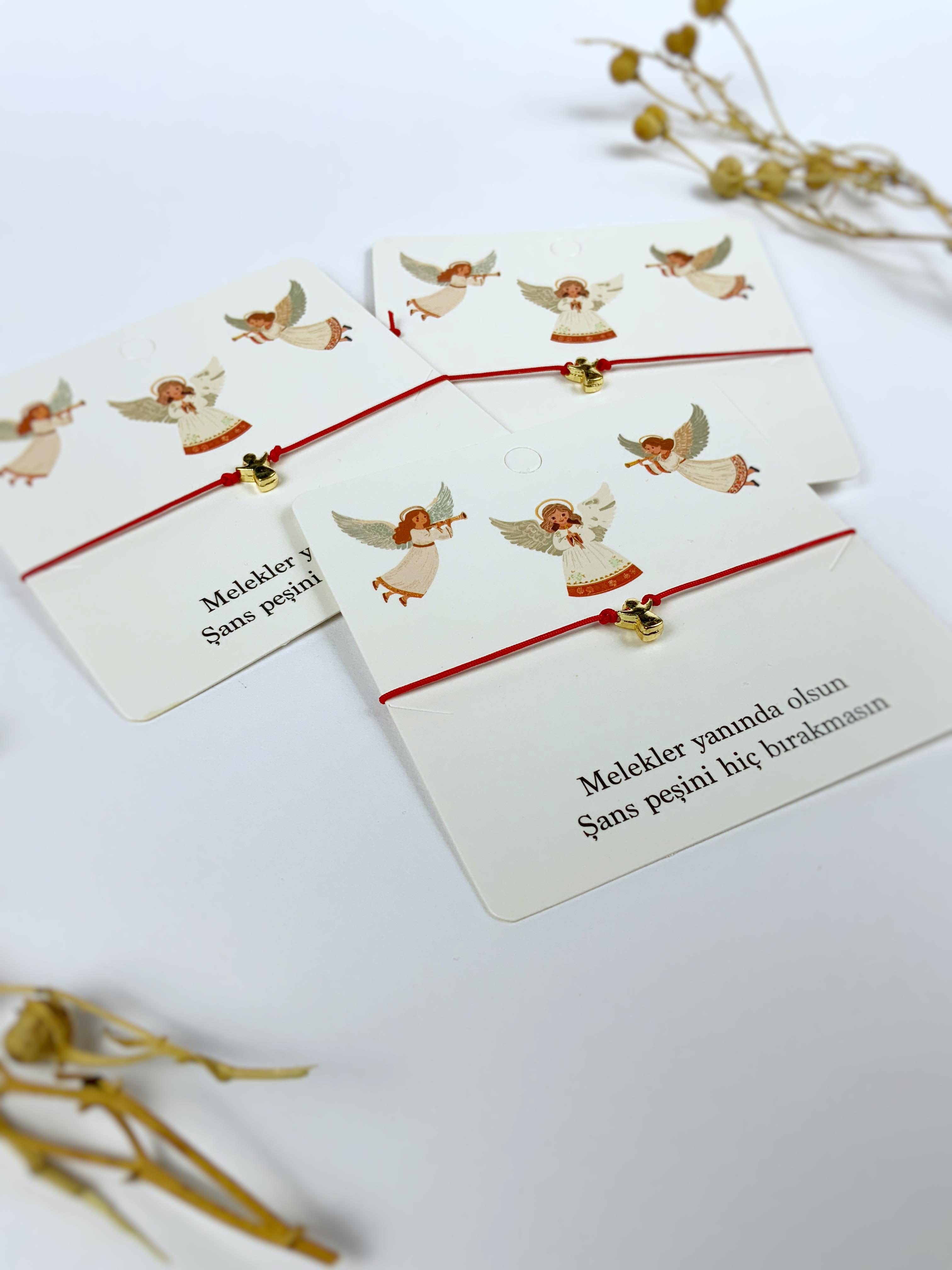 3lü Melek Arkadaş Bilekliği Seti