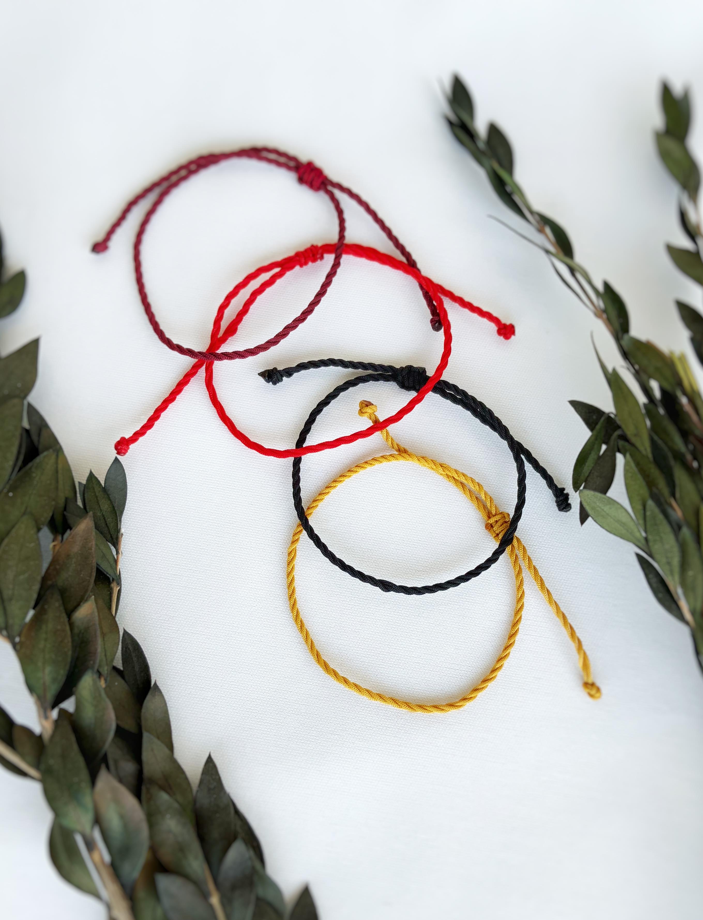 4lü Rin Unisex İp Bileklik Seti