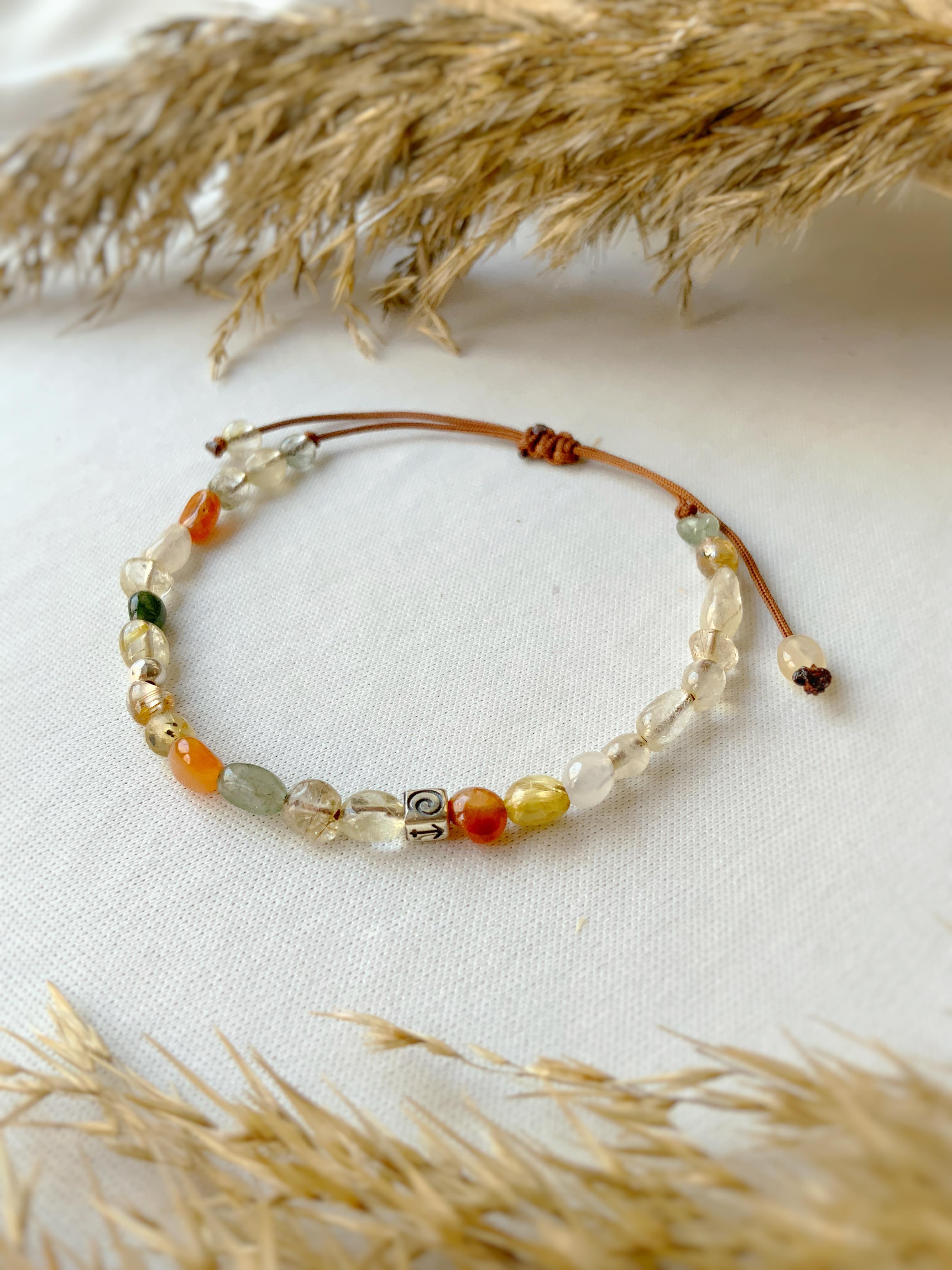 Amber Unisex Akik Bileklik 