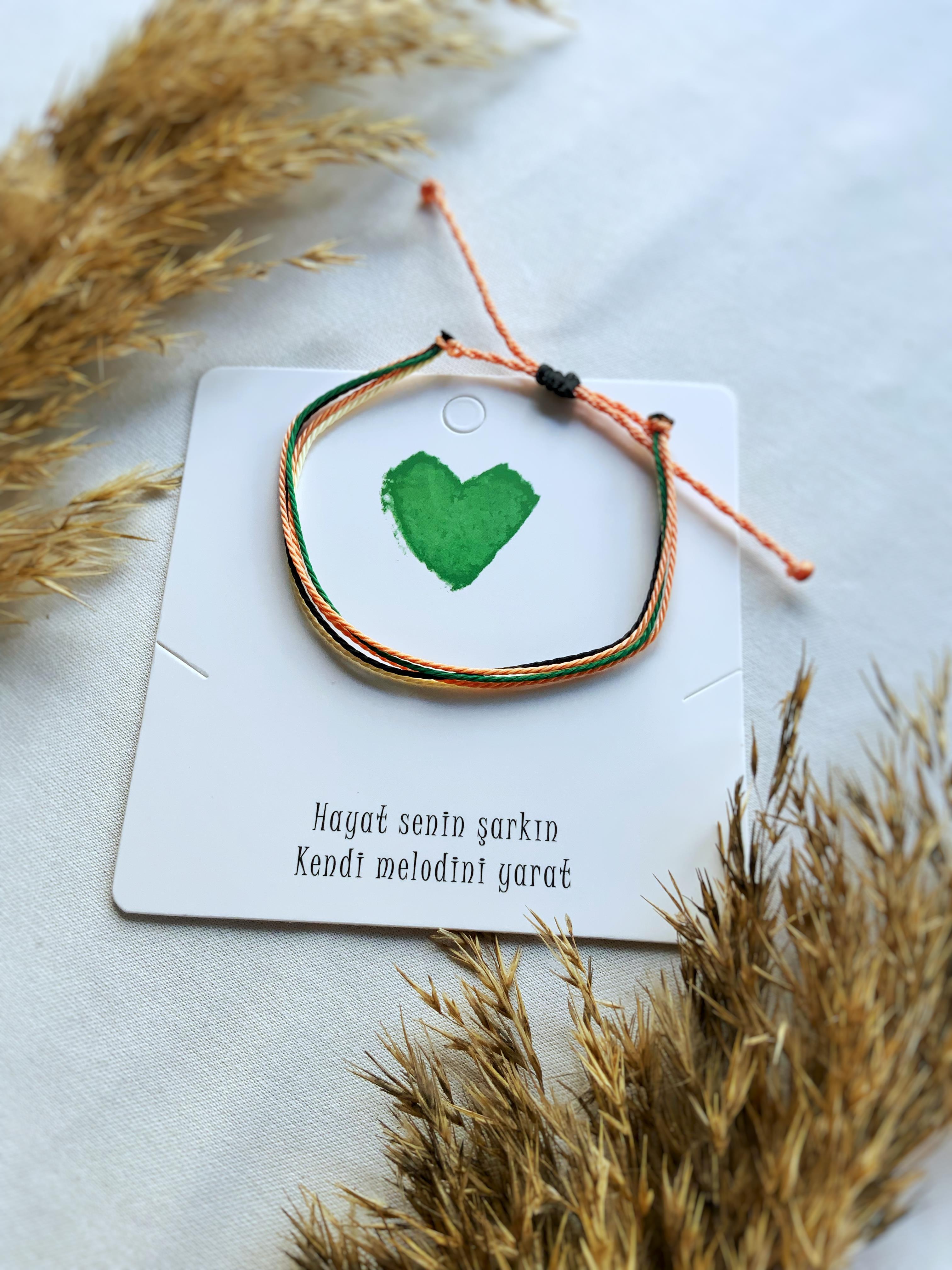 Boho Mutlu bileklik unisex çoklu ip bileklik