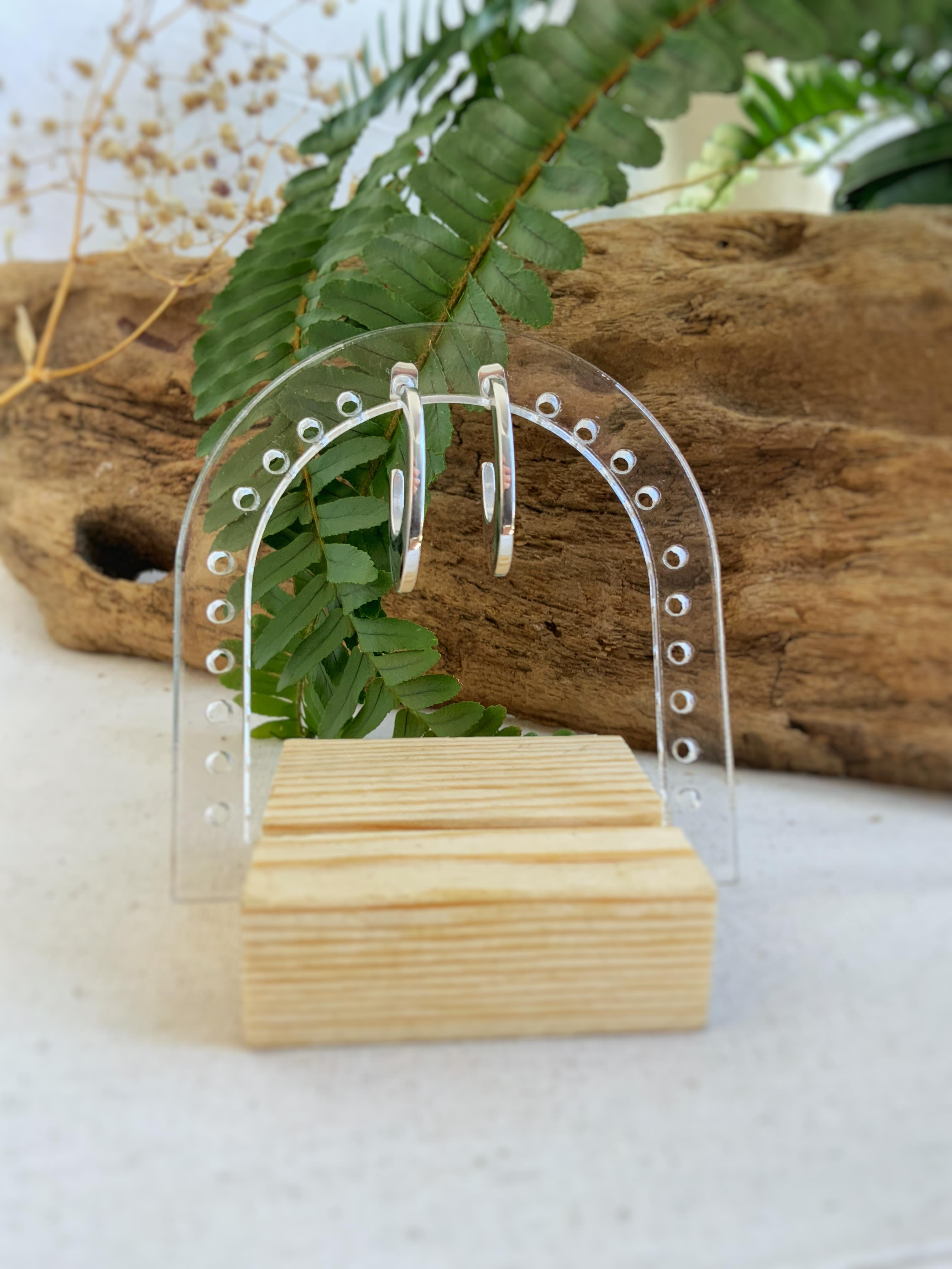 Çelik Gümüş Küpe