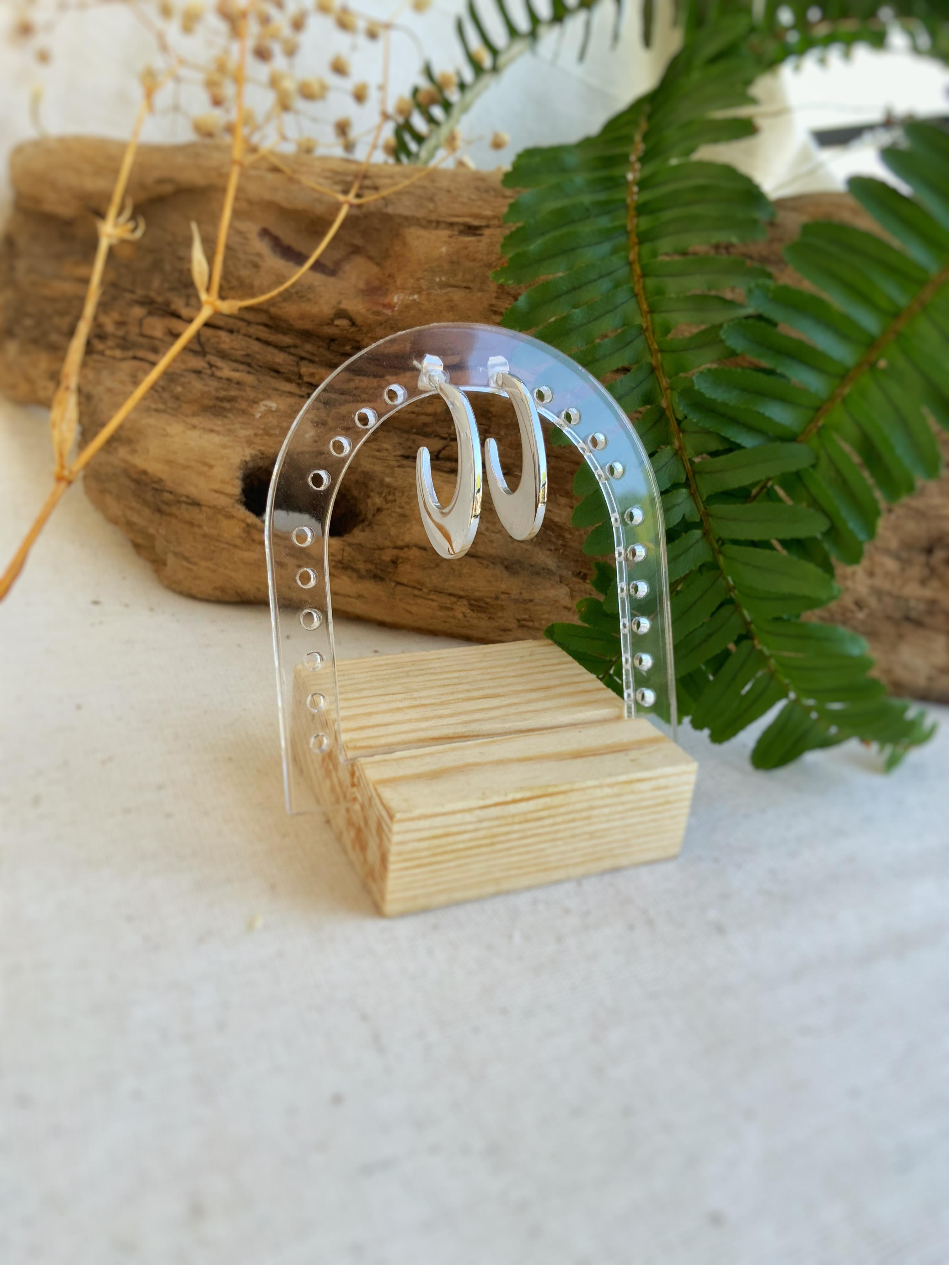 Çelik Gümüş Küpe