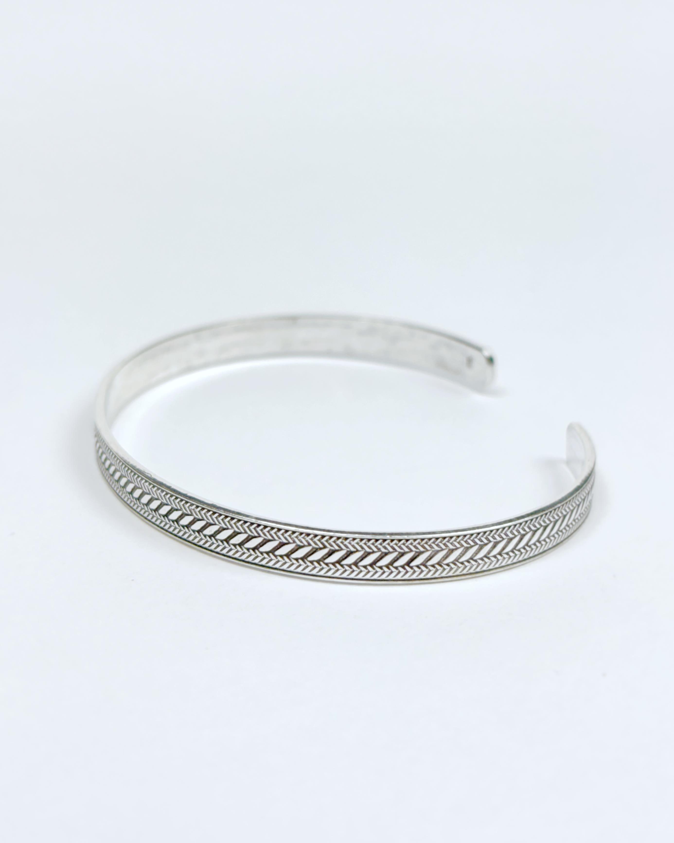 Çift Örgü Unisex Kelepçe Bileklik