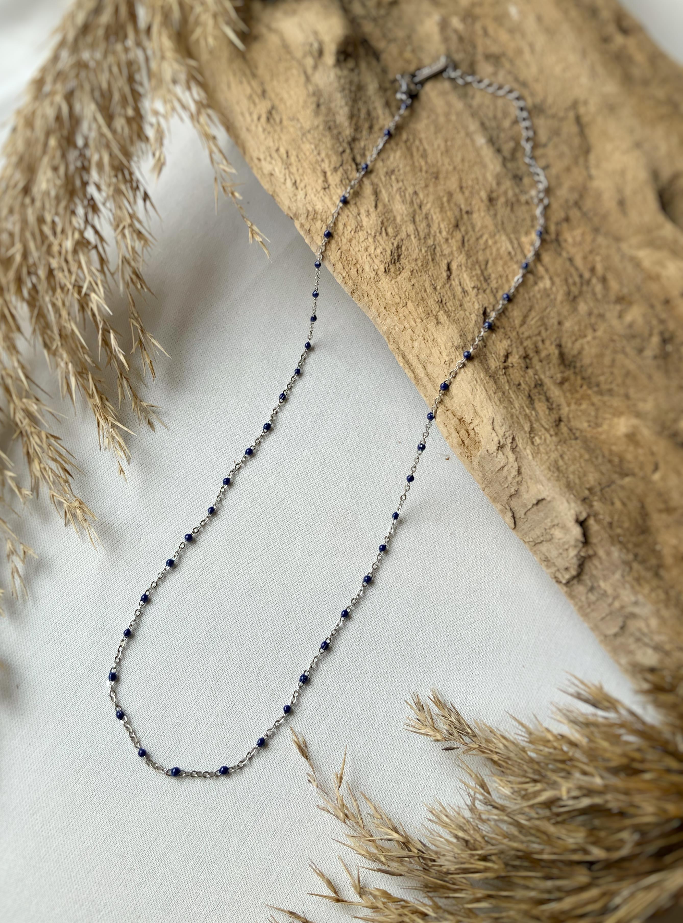 Çivit Mineli Çelik Zincir 