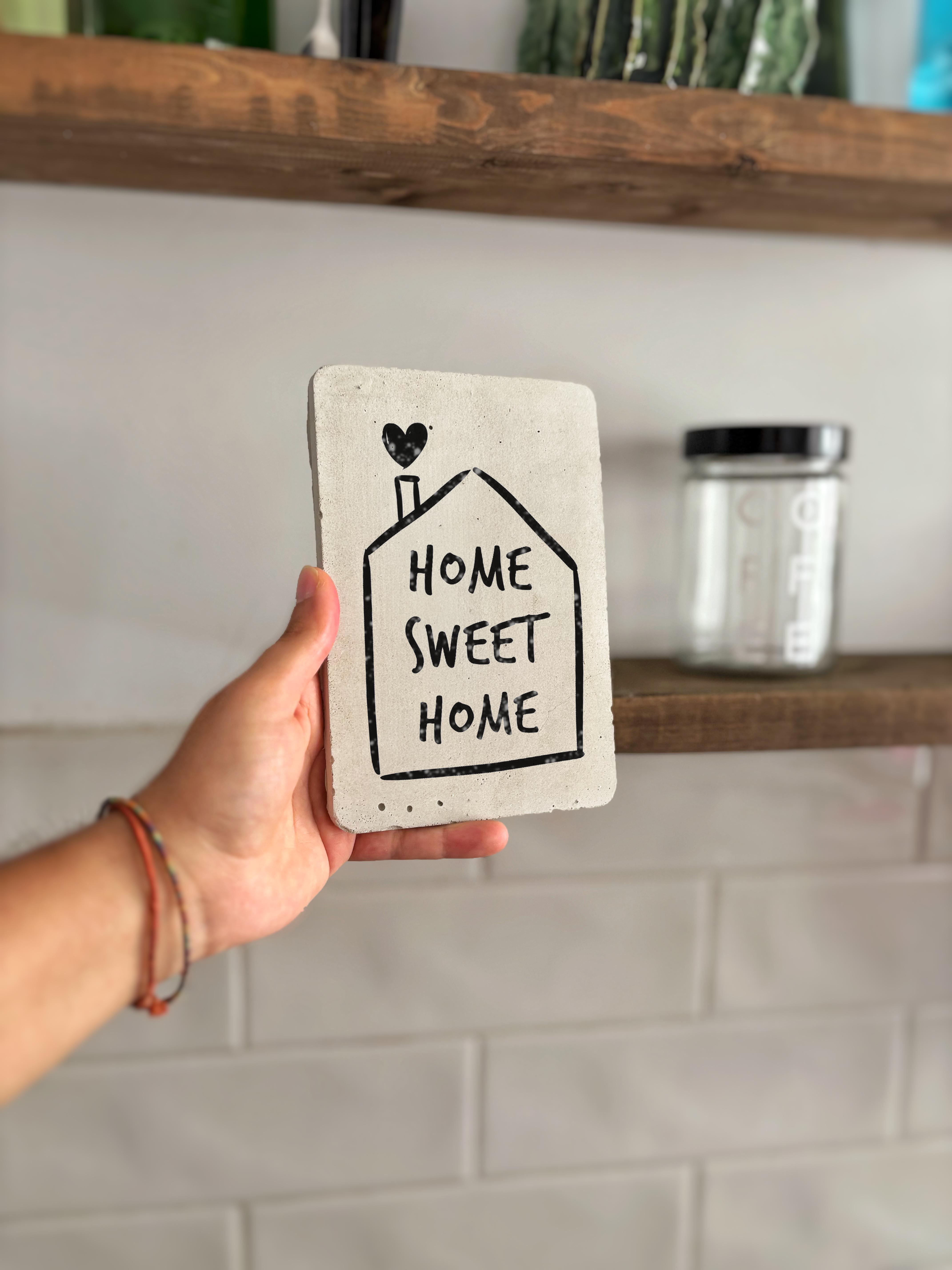 Dekoratif Brüt Beton Tablet