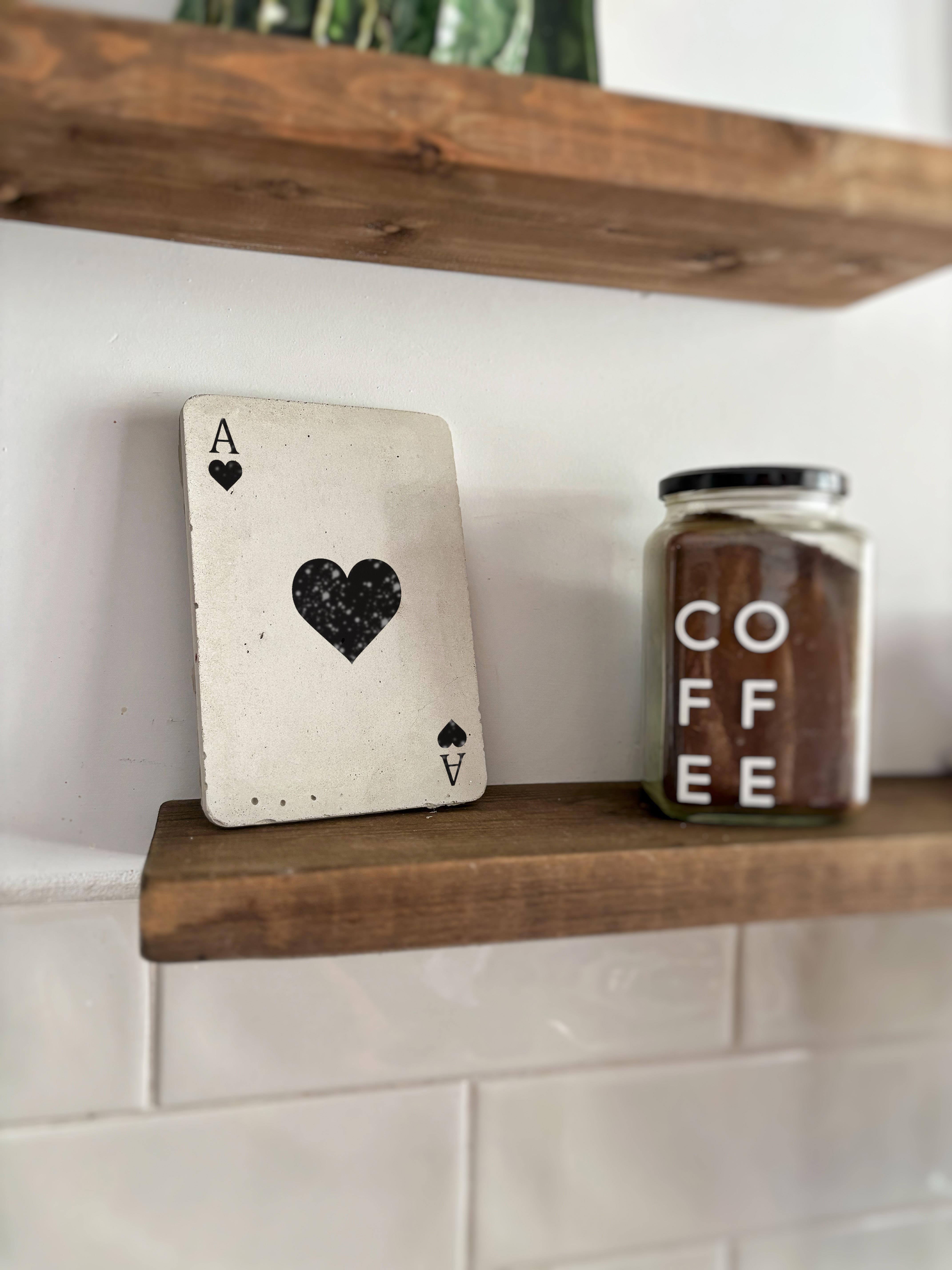 Dekoratif Brüt Beton Tablet