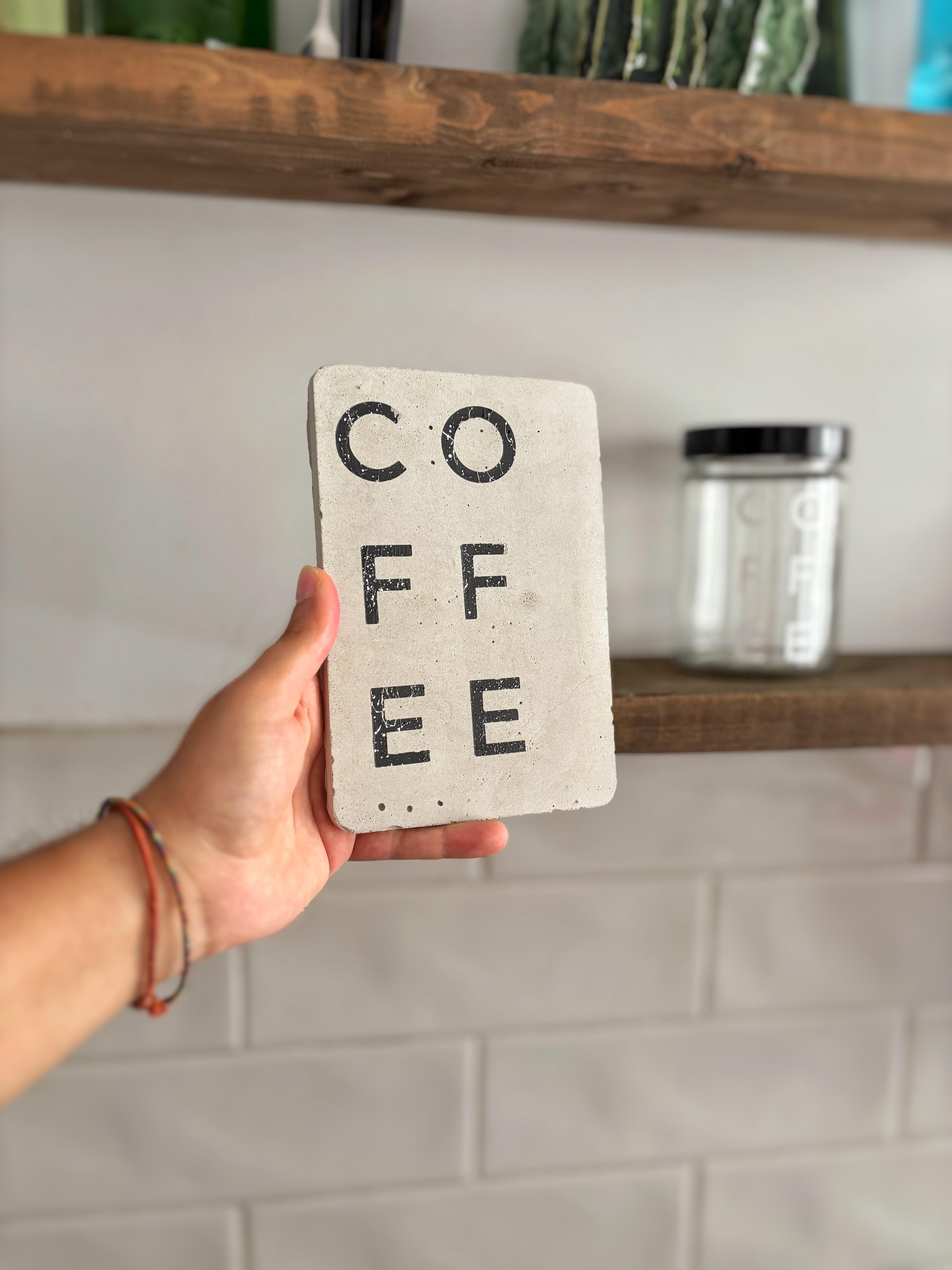 Dekoratif Brüt Beton Tablet