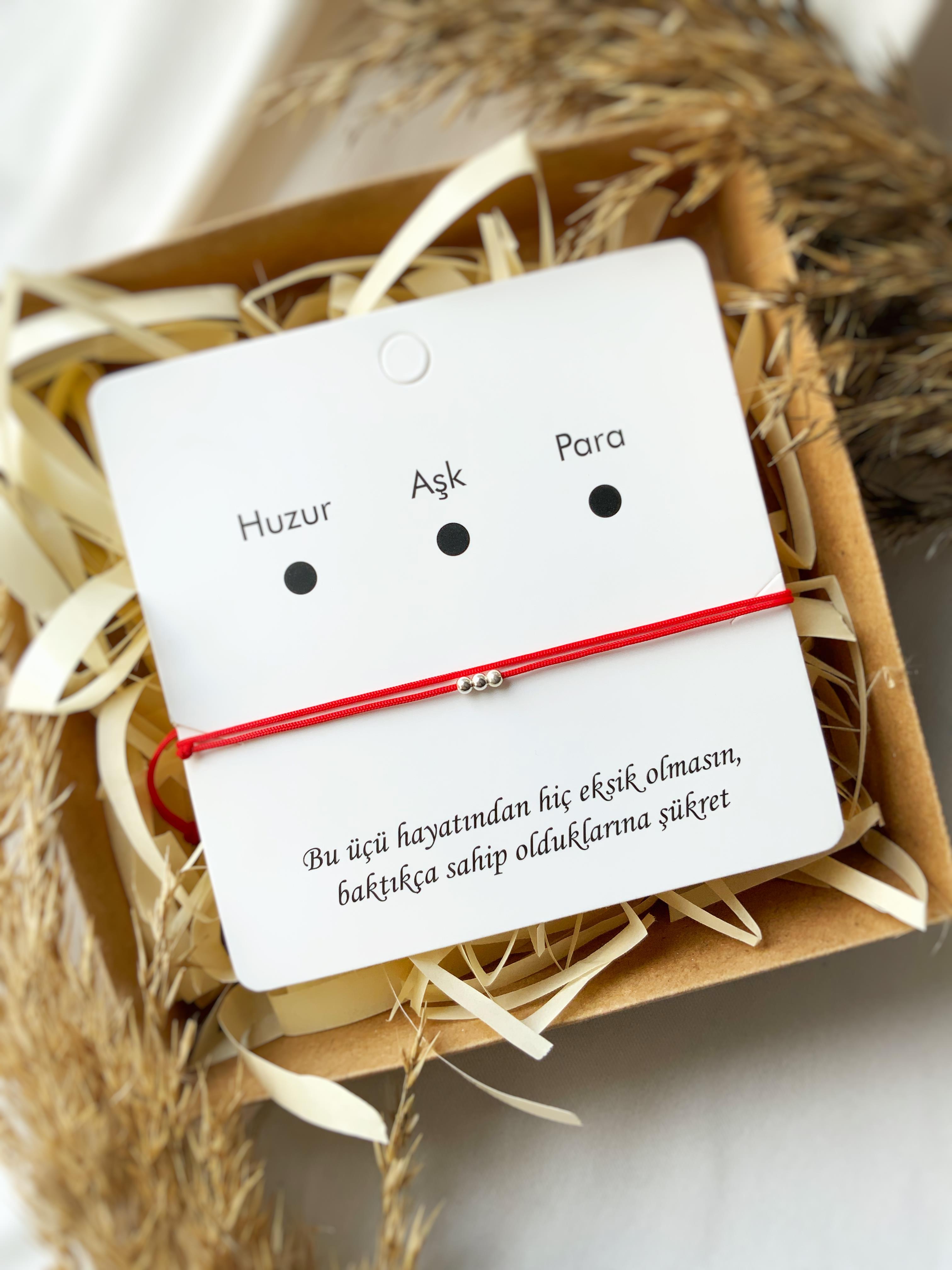 Huzur Aşk Para Bilekliği