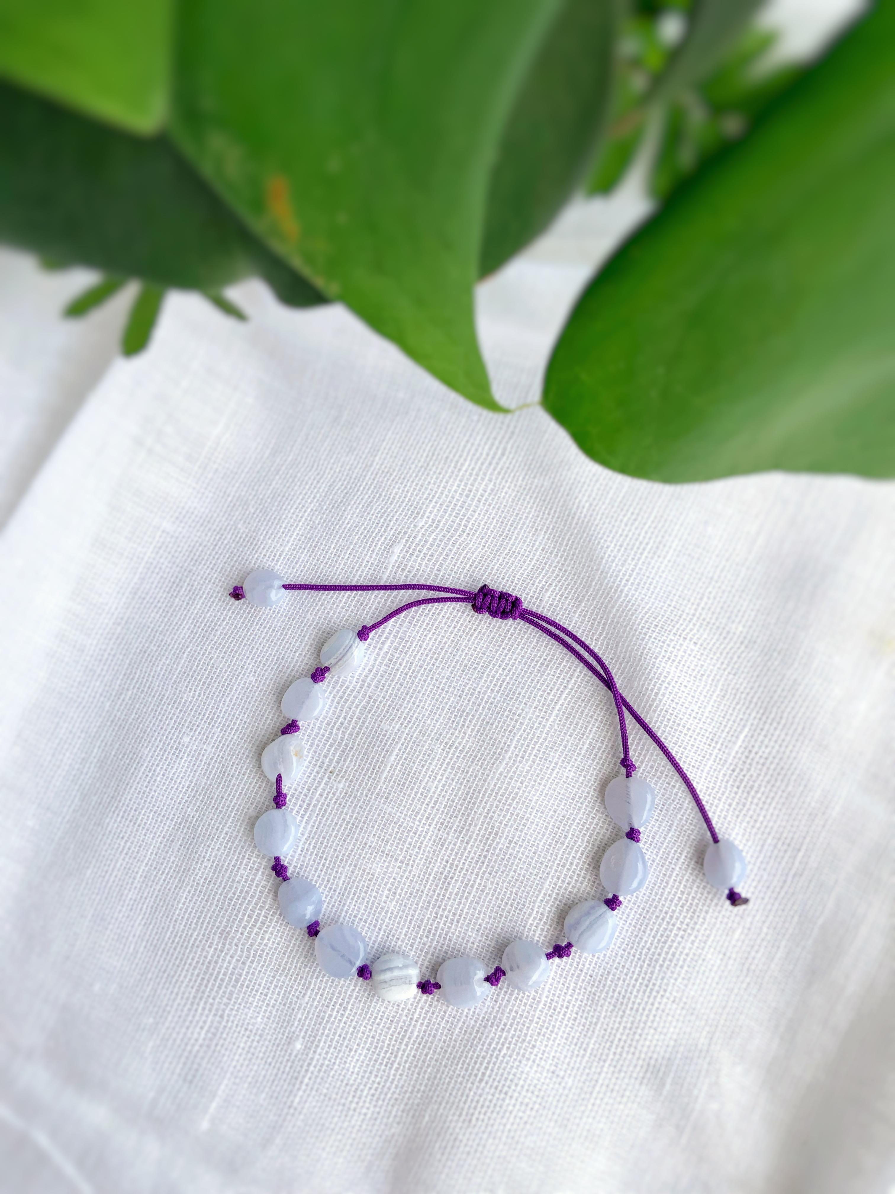 Kalsedon Taşlı Bileklik