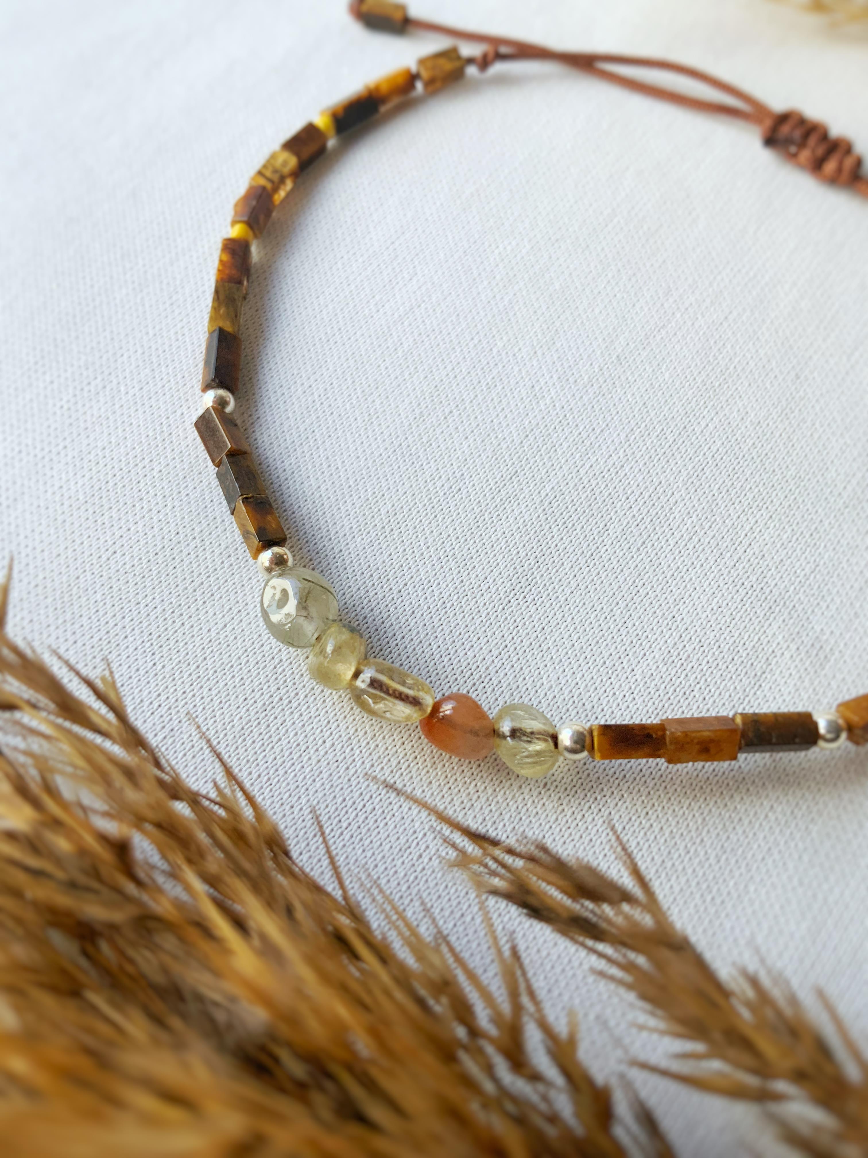 Kaplangözü Ve Akik Unisex Bileklik