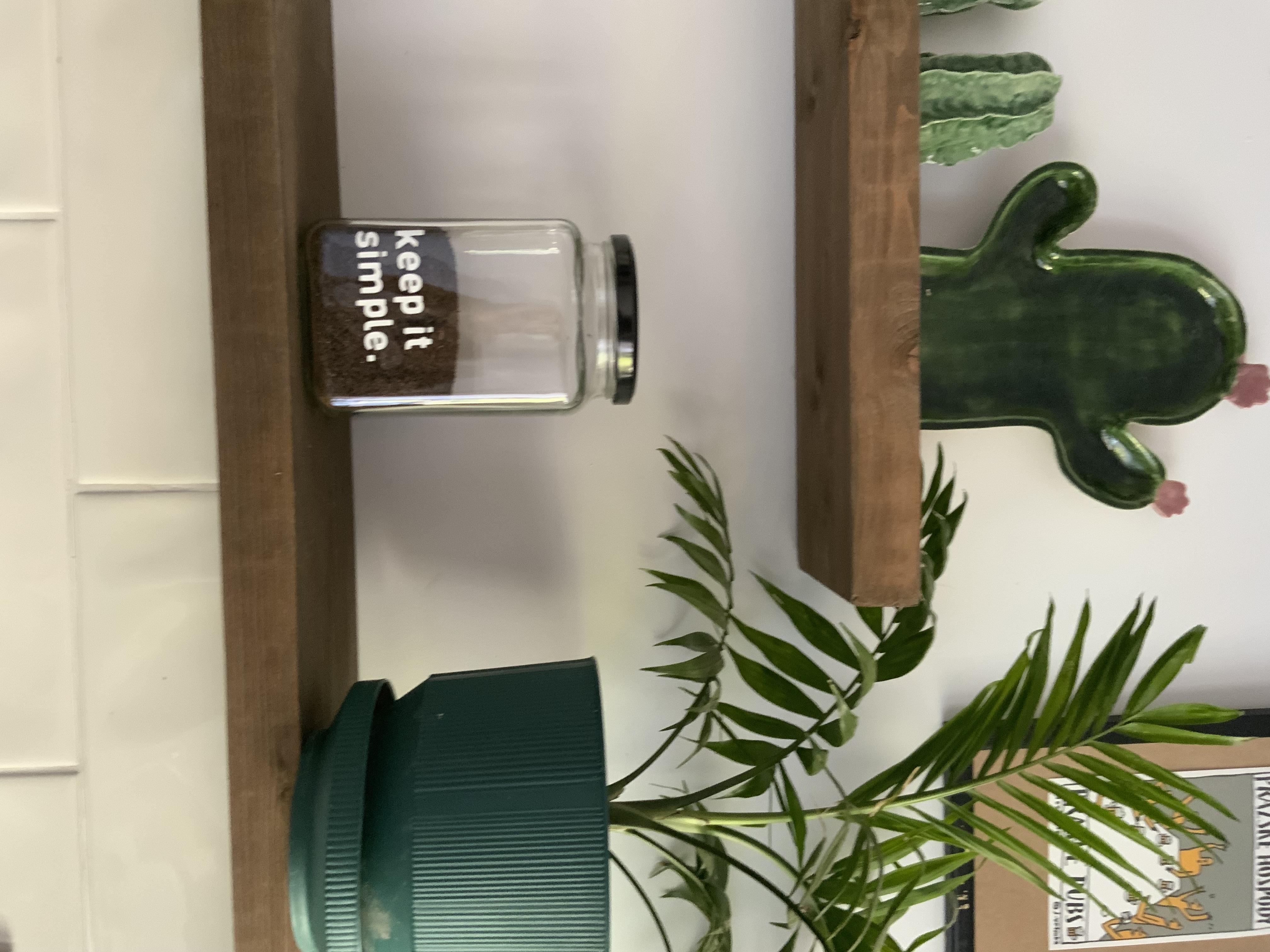 Keep it simple Cam dekoratif Erzak kahve kavanozu çay şeker kavanozu 1000 Cc 