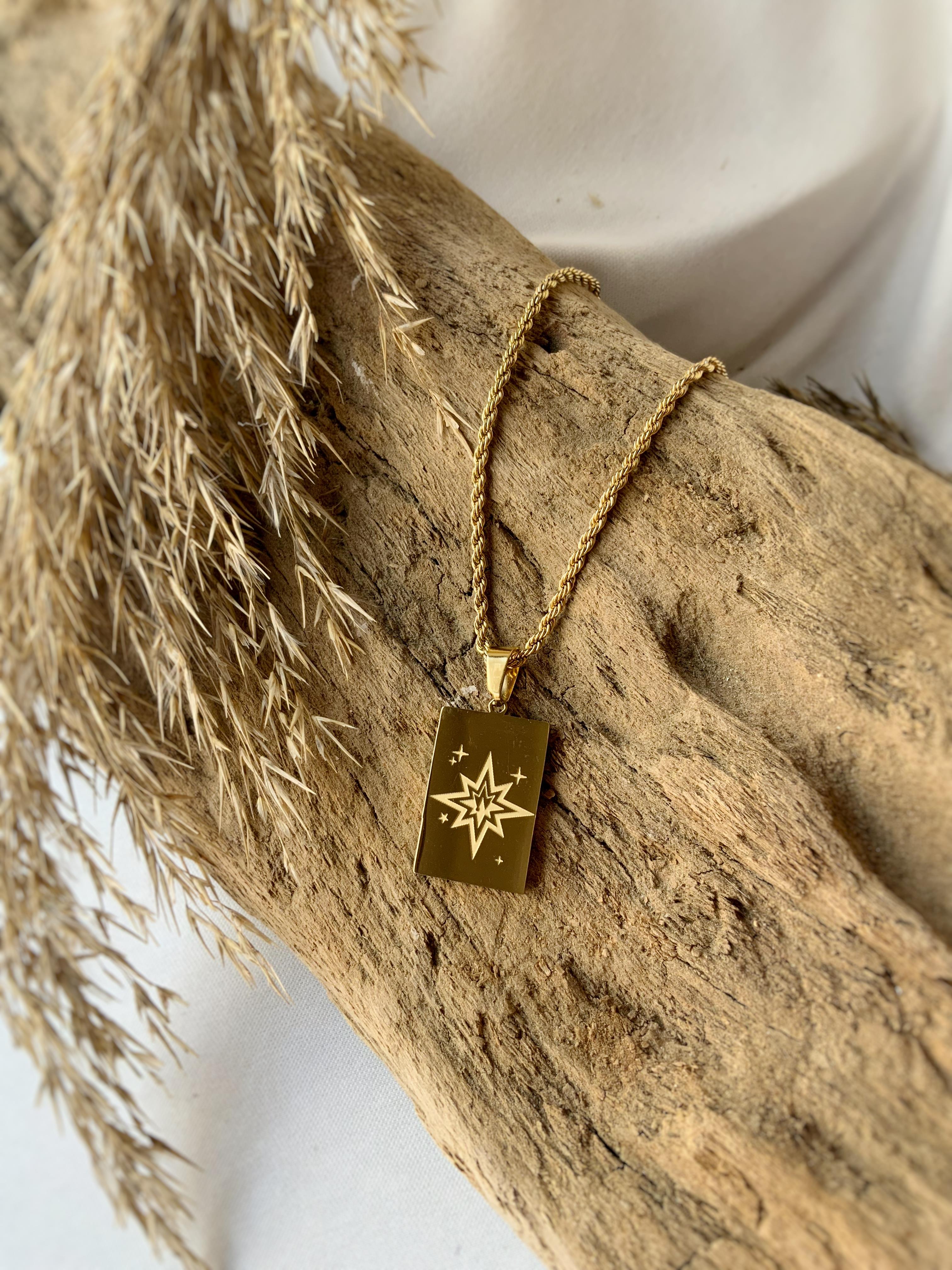 Kuzey Yıldızı Çelik Kolye