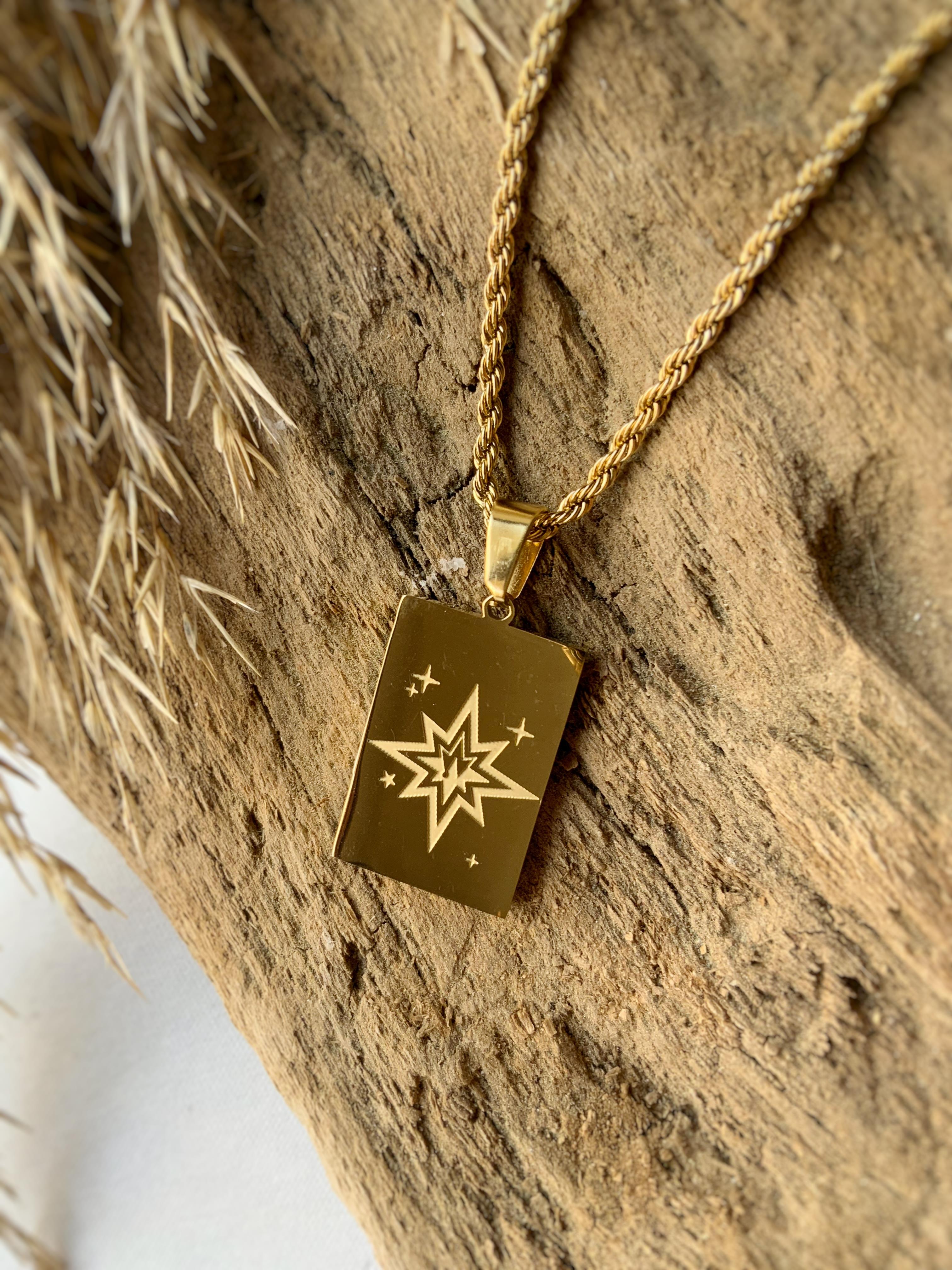 Kuzey Yıldızı Çelik Kolye