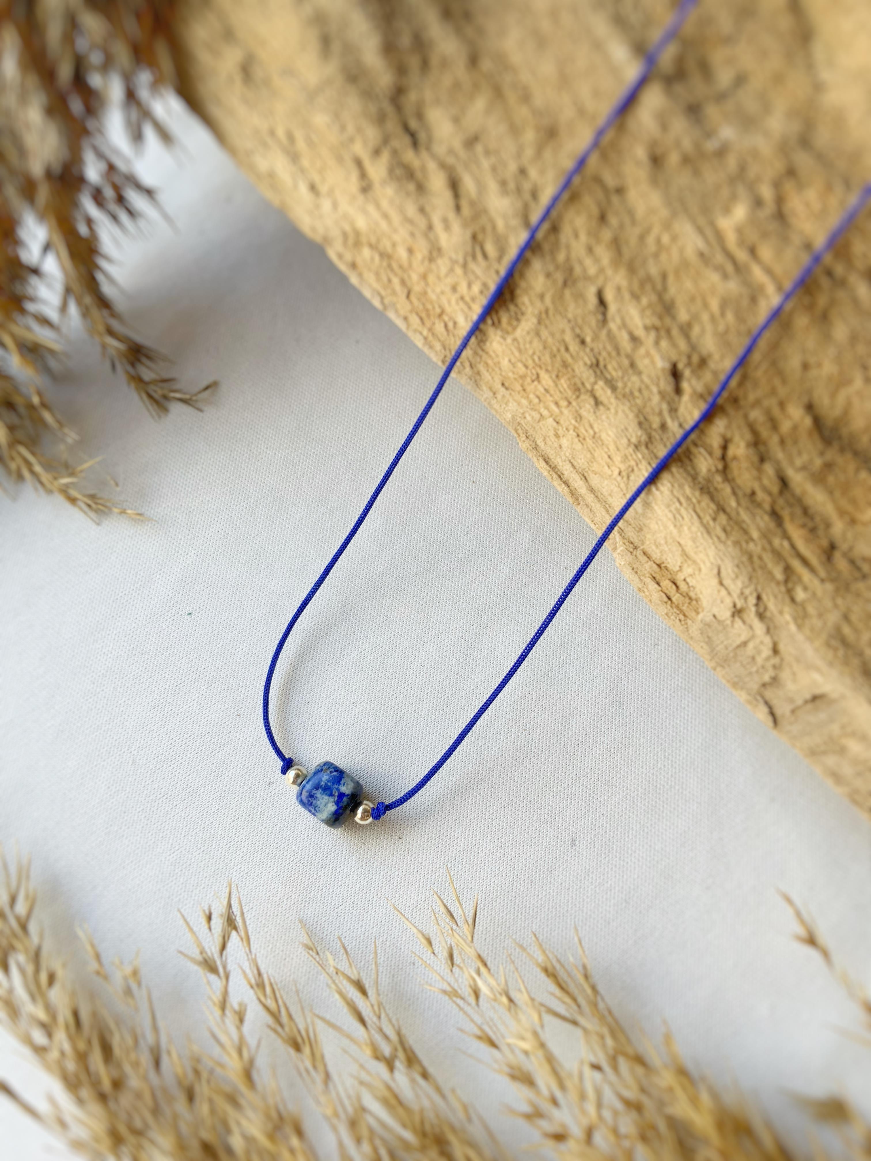 Lapis Lazuli Minimal Kolye 