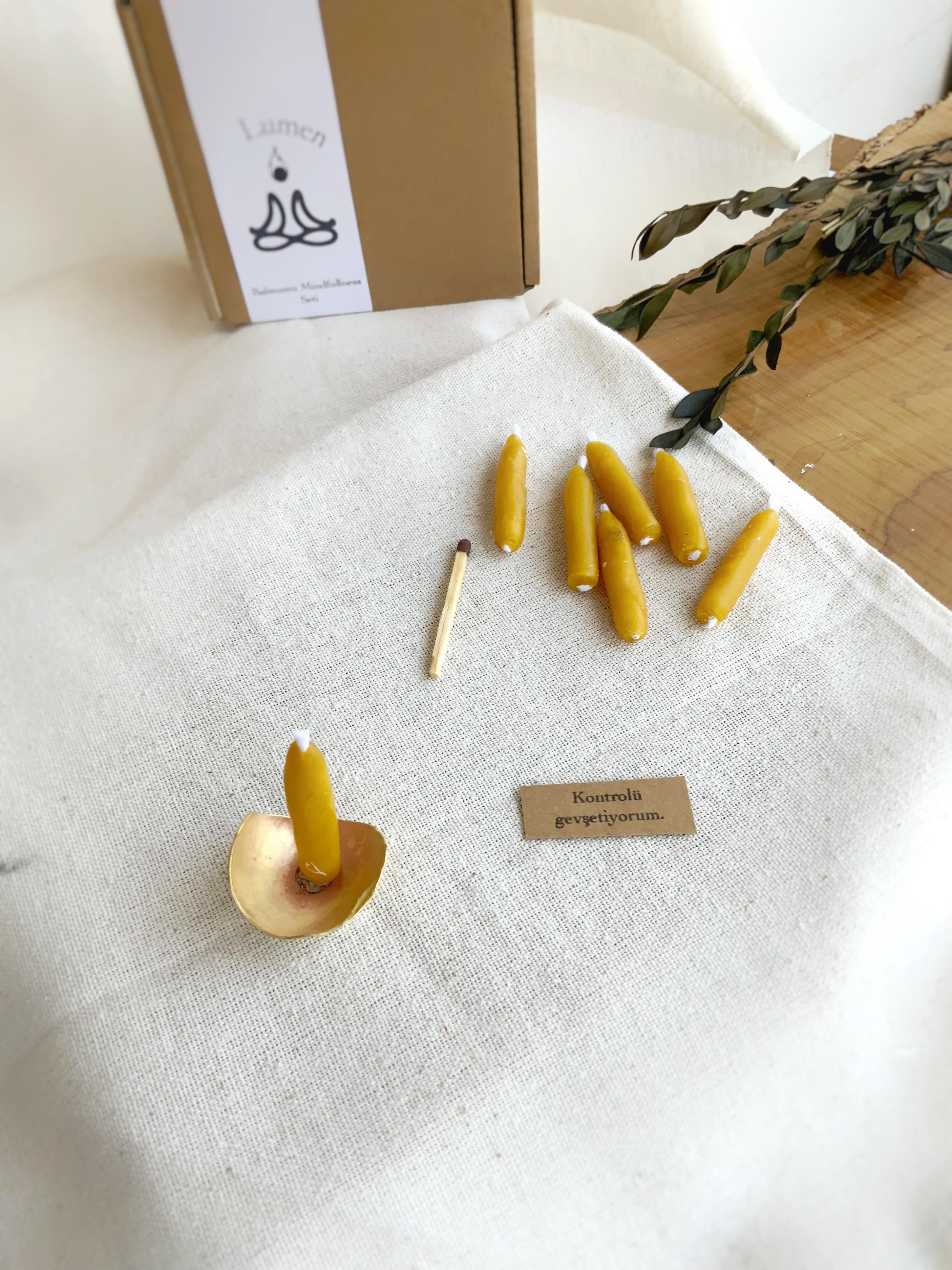 Lumen | Balmumu Mindfullness Mum Seti 