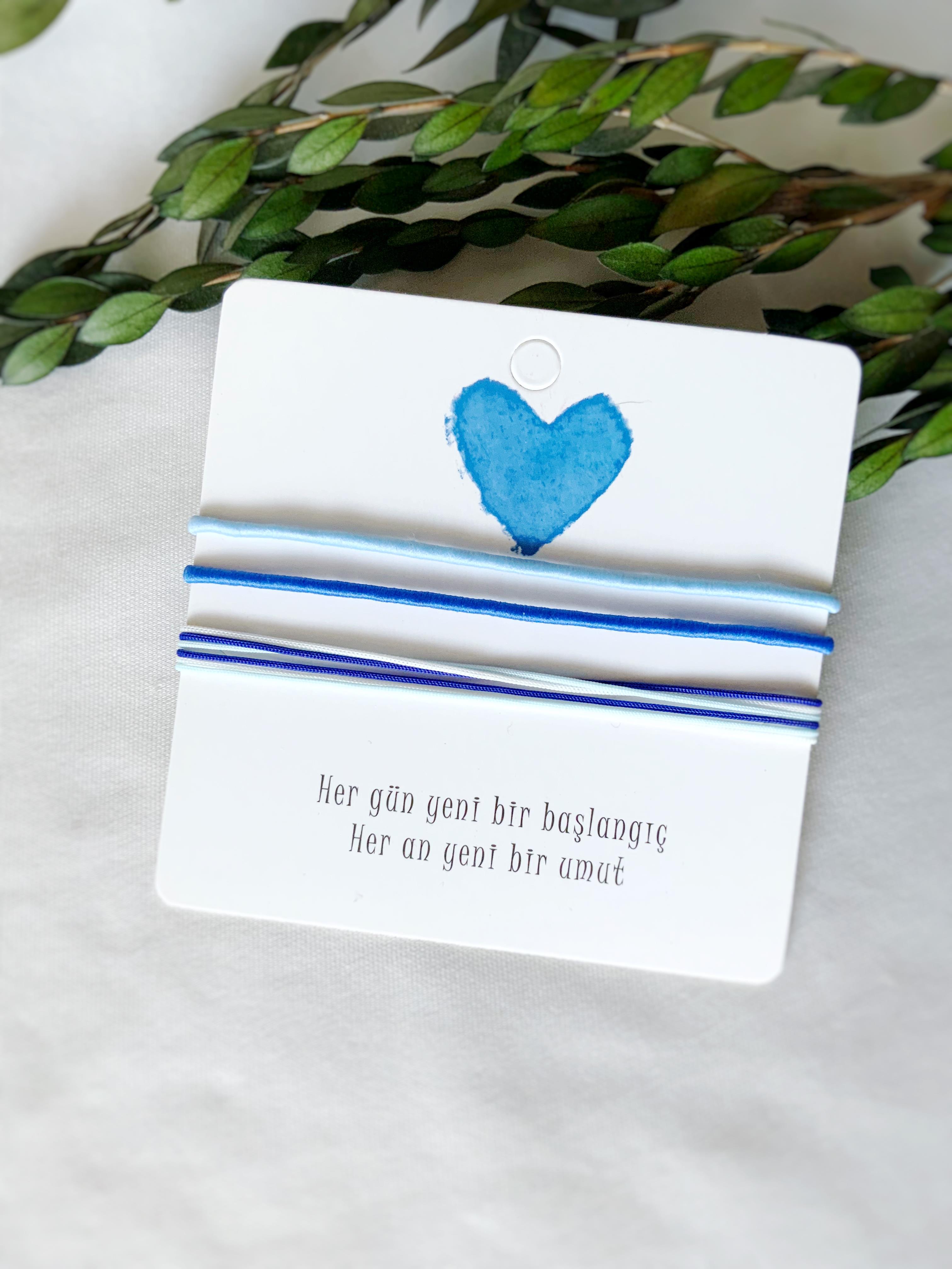 Mavi Çoklu Basic Bileklik