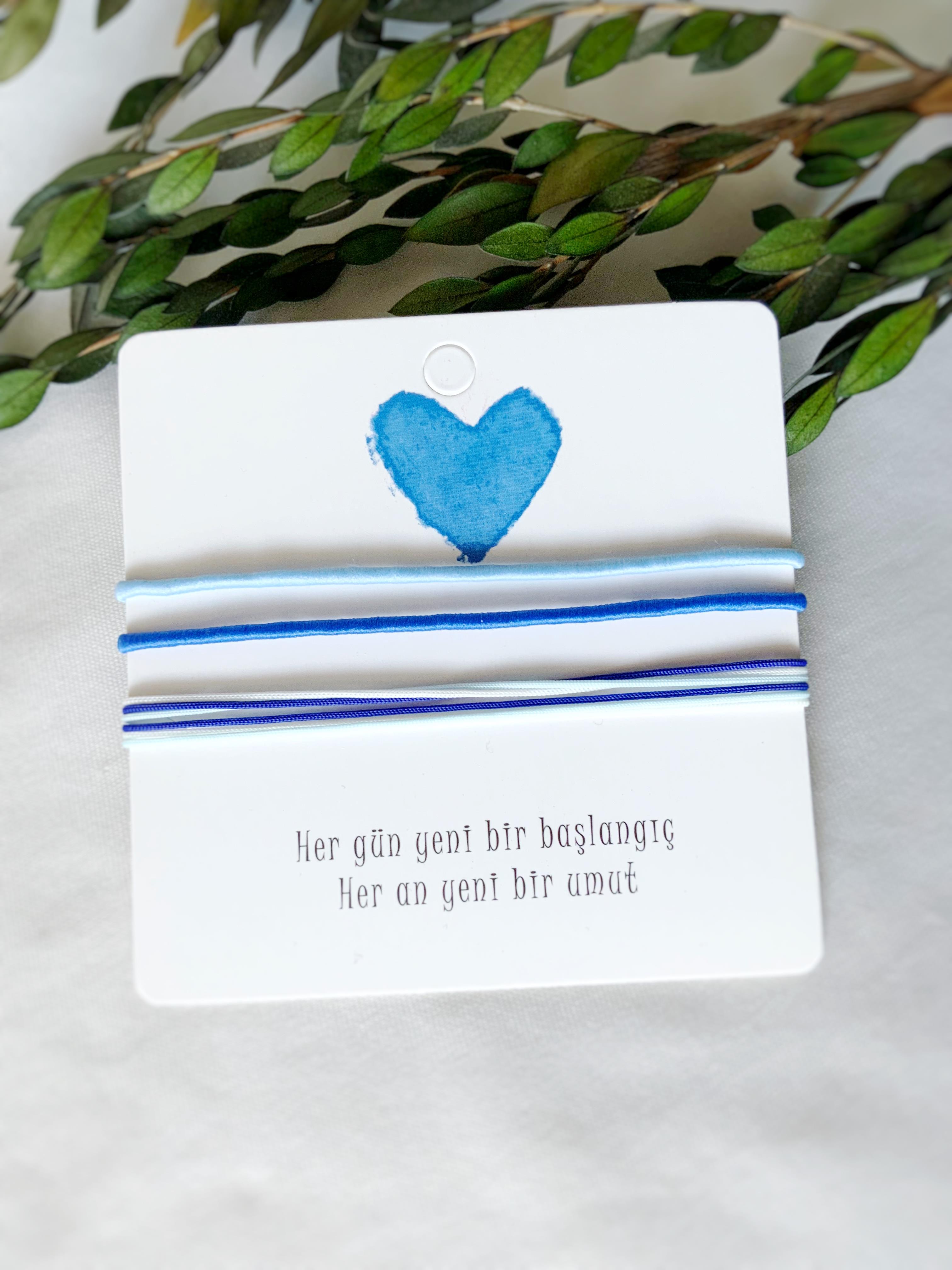 Mavi Çoklu Basic Bileklik