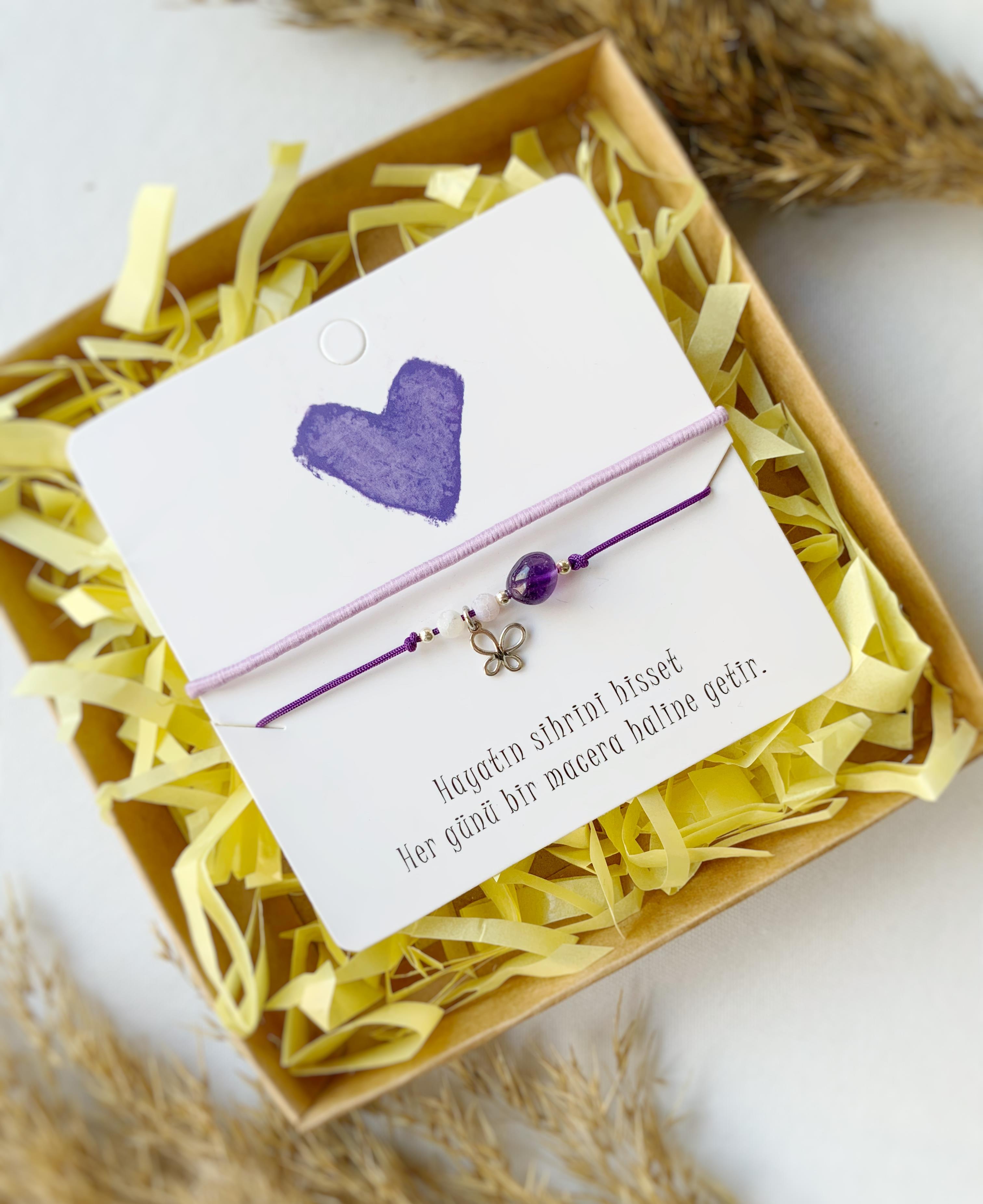 Minimal Kelebek Bileklik