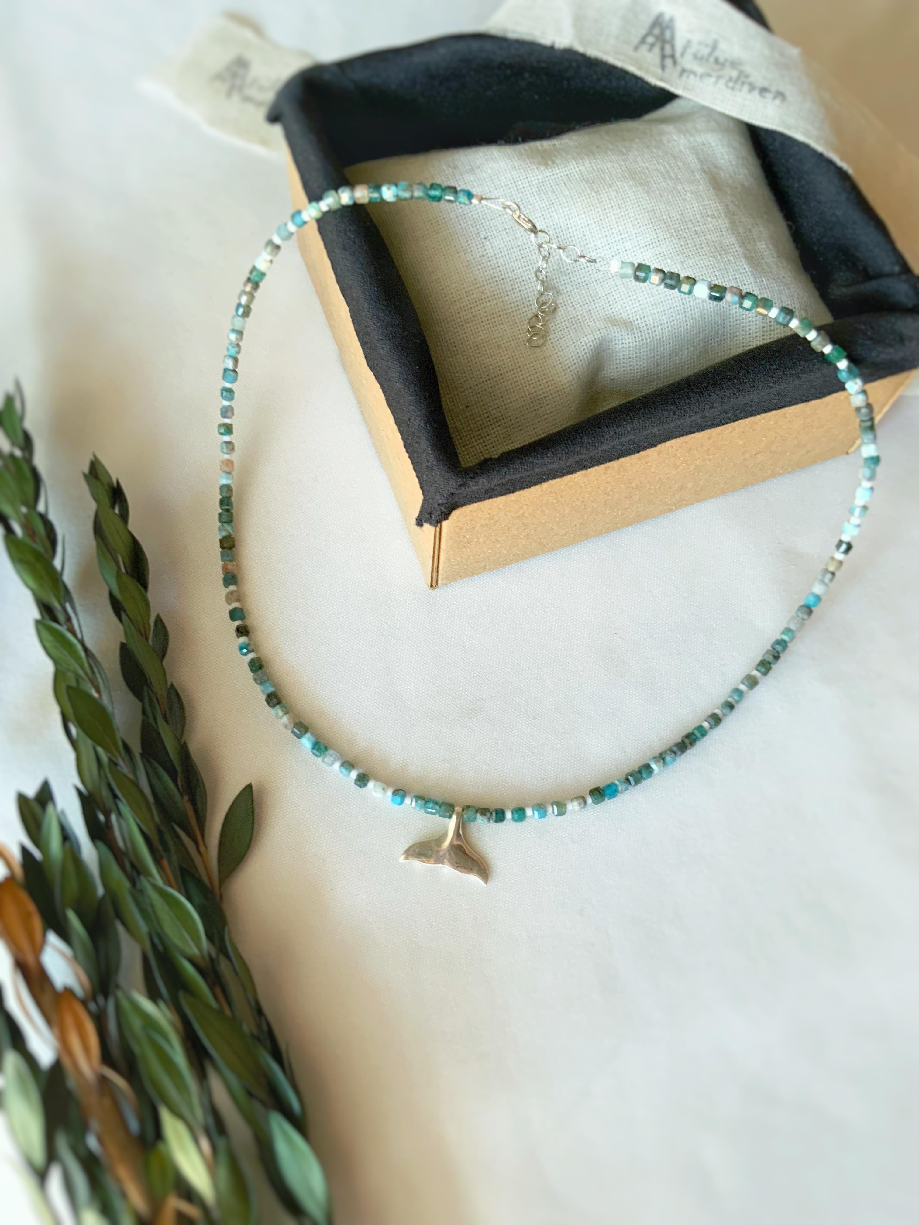 Nykis Apatit Taşı Kolye 