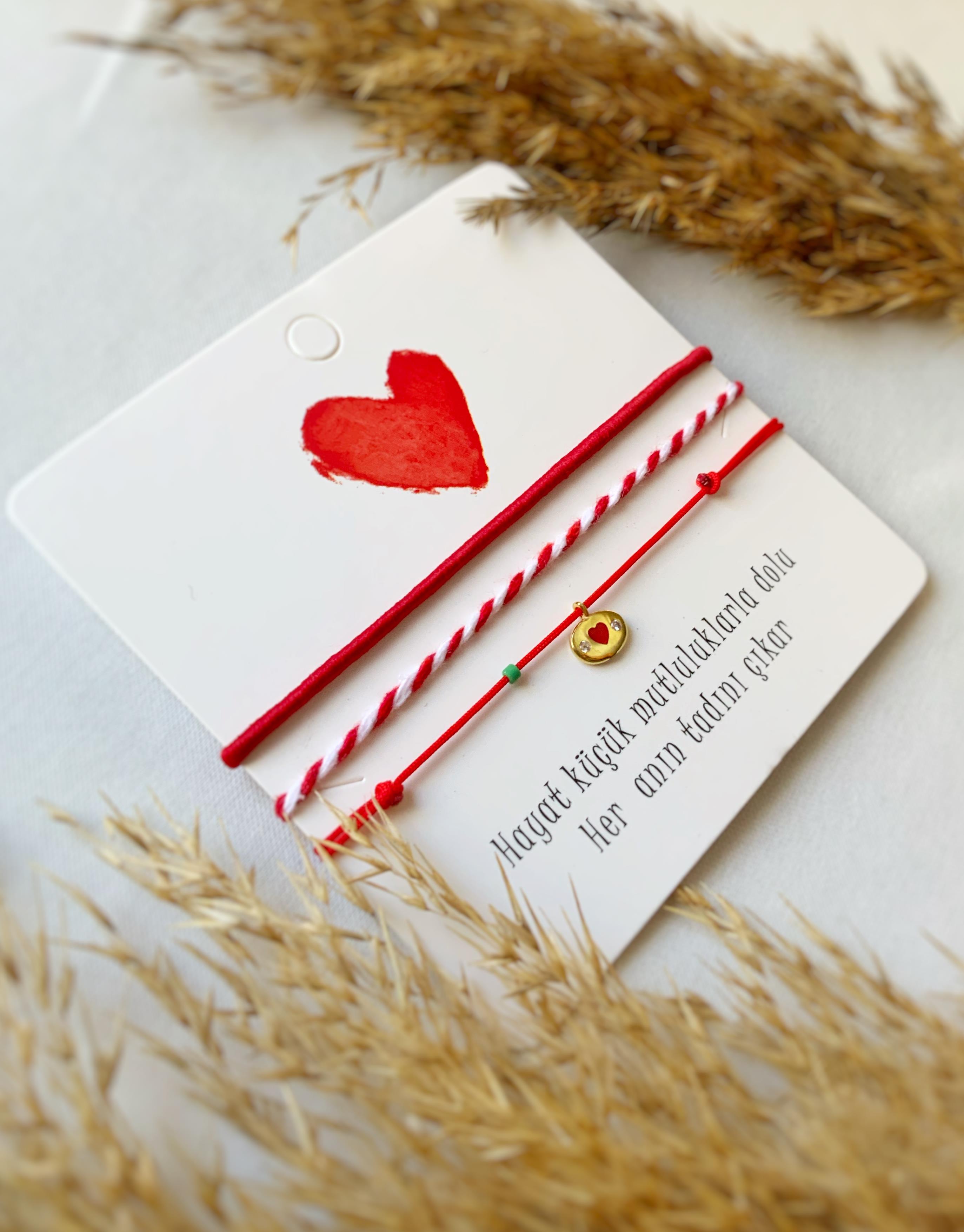 Parıltı Minimal Kalp Bileklik seti