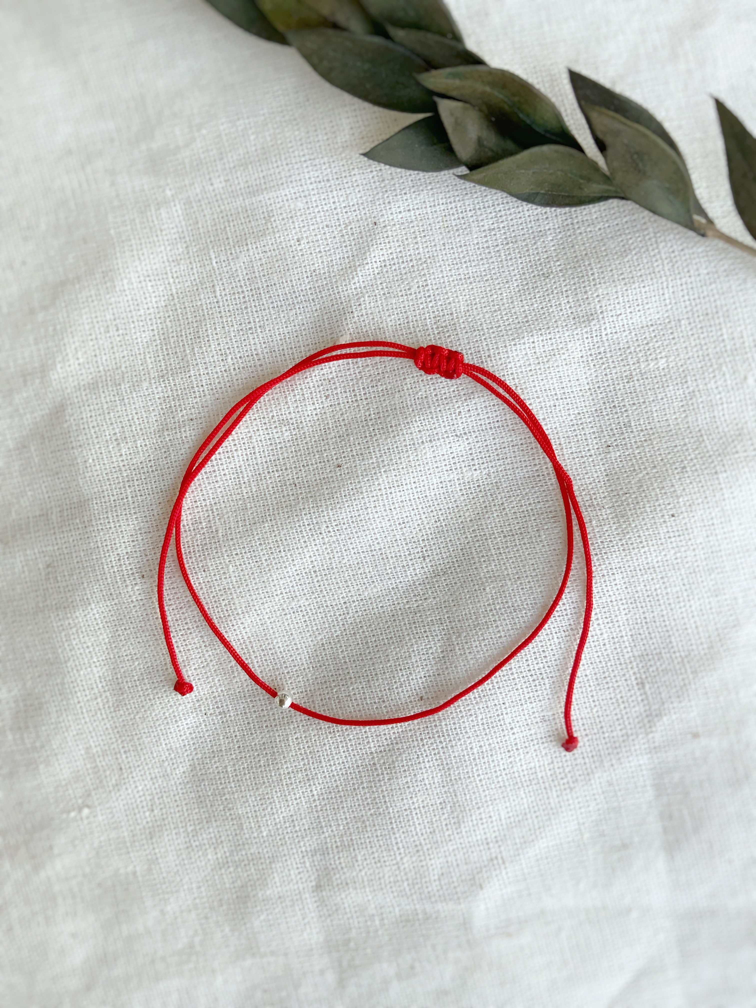 Red String 925 Ayar Gümüş Toplu 2li Kırmızı İp Çift Bileklik
