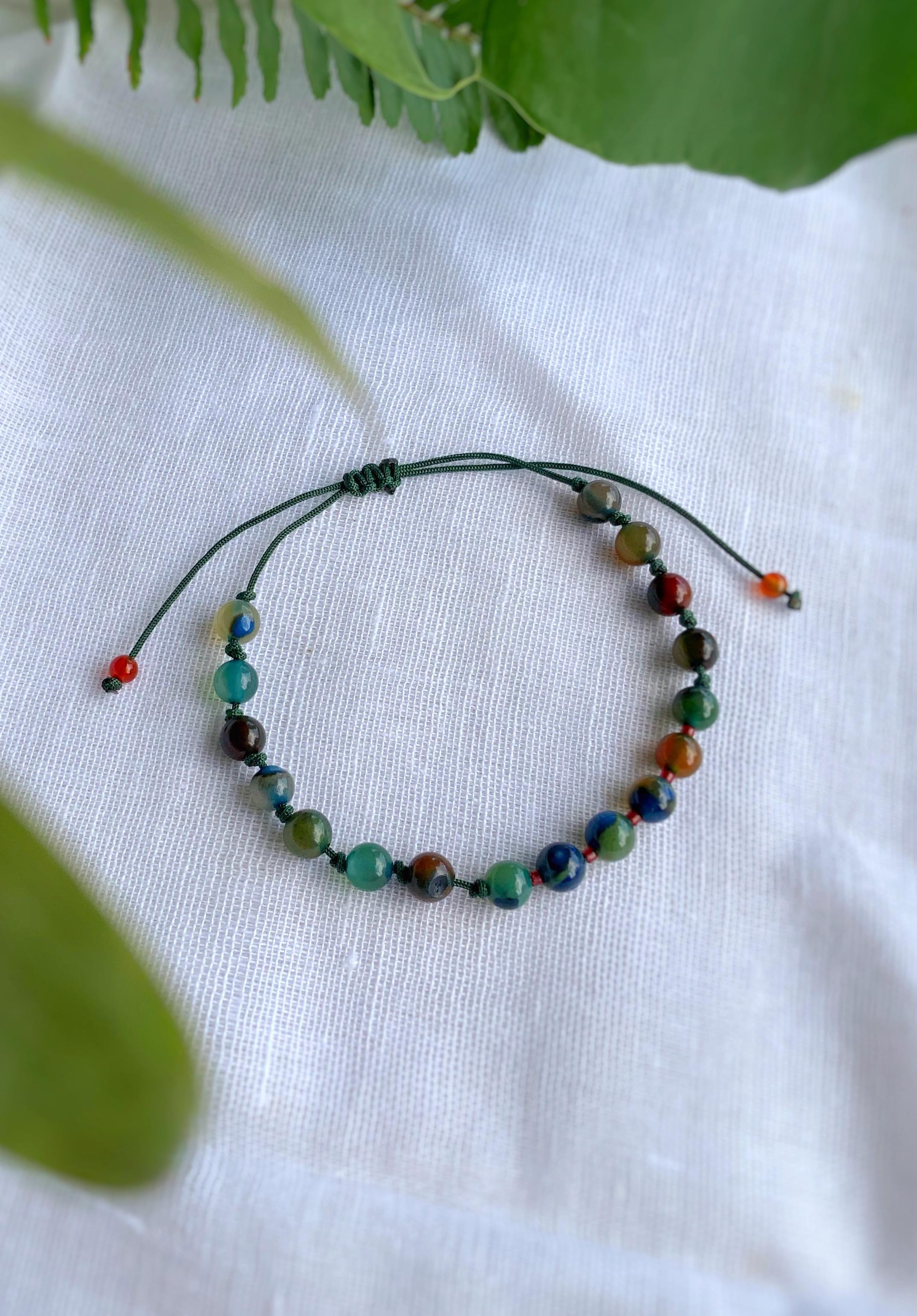 Renkli Akik Bileklik