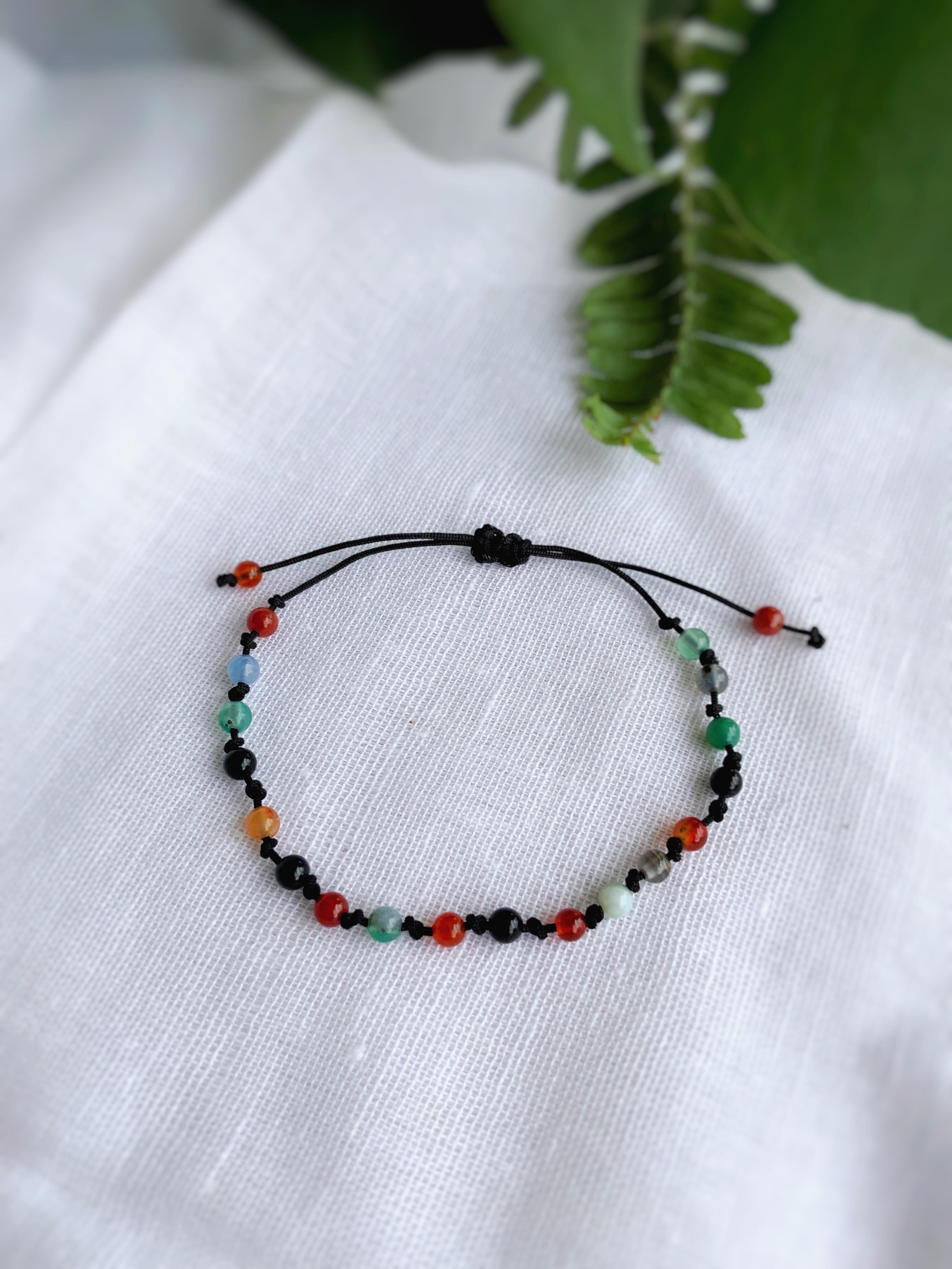 Renkli Akik Bileklik