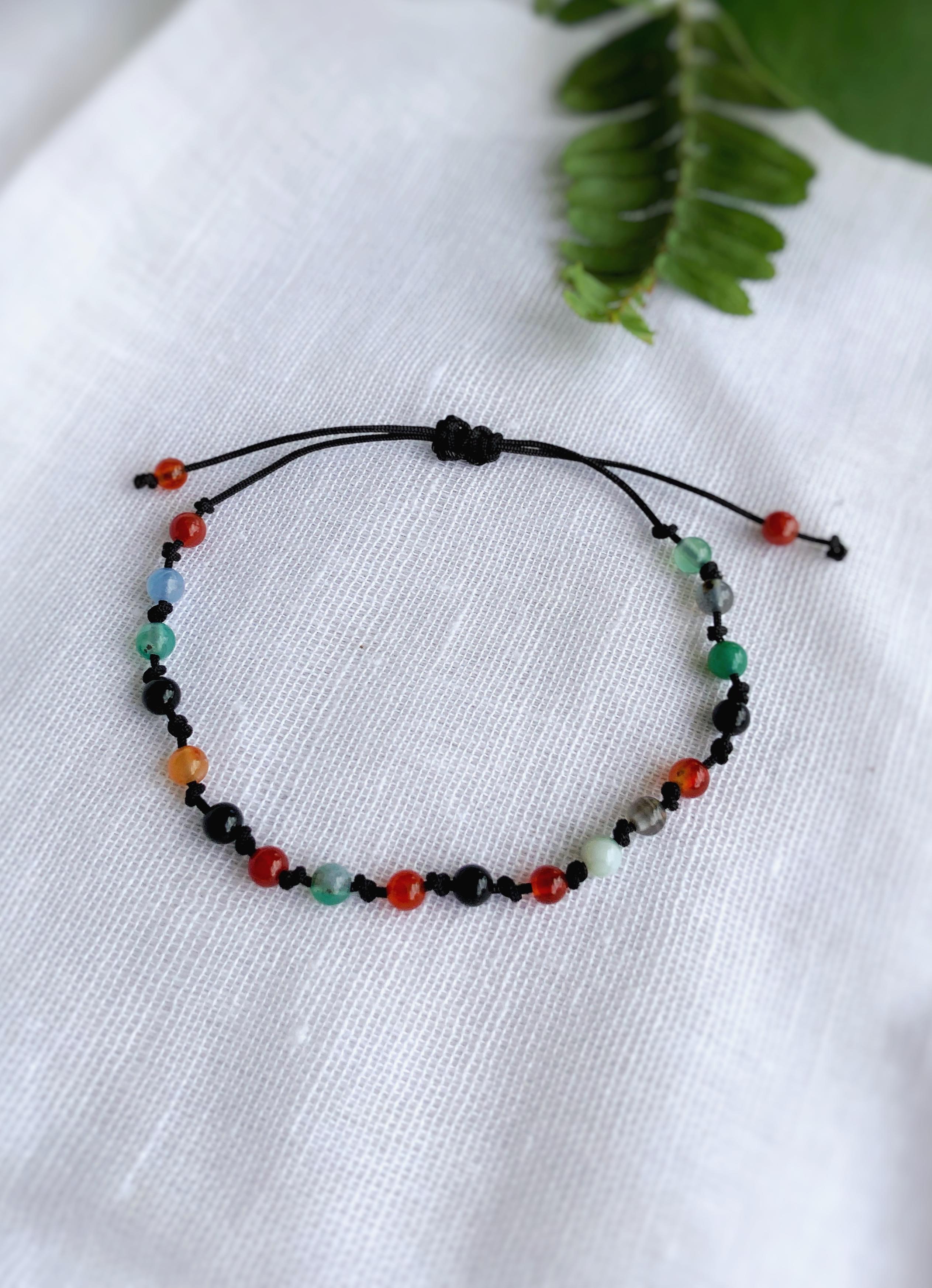 Renkli Akik Bileklik