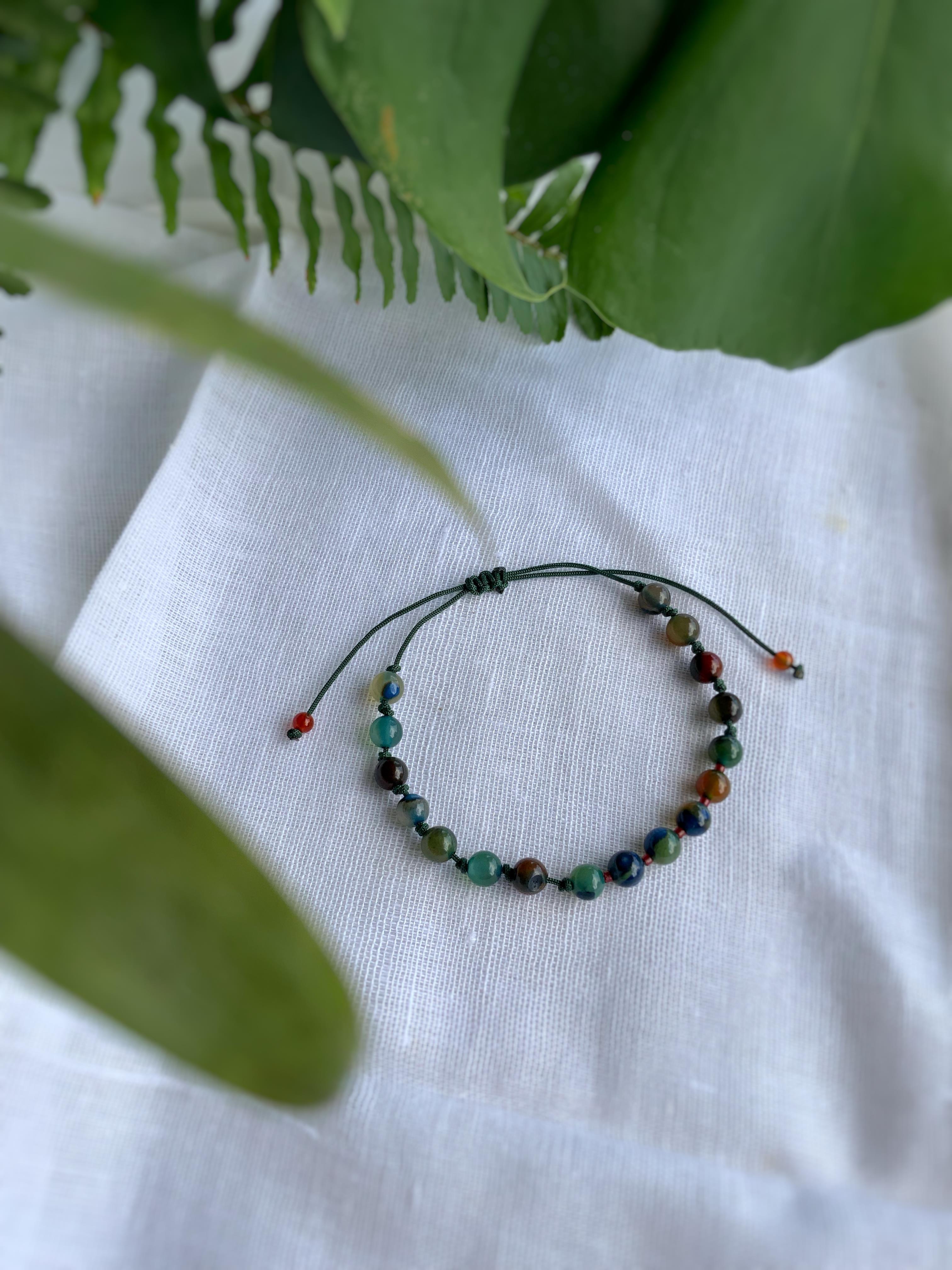 Renkli Akik Bileklik