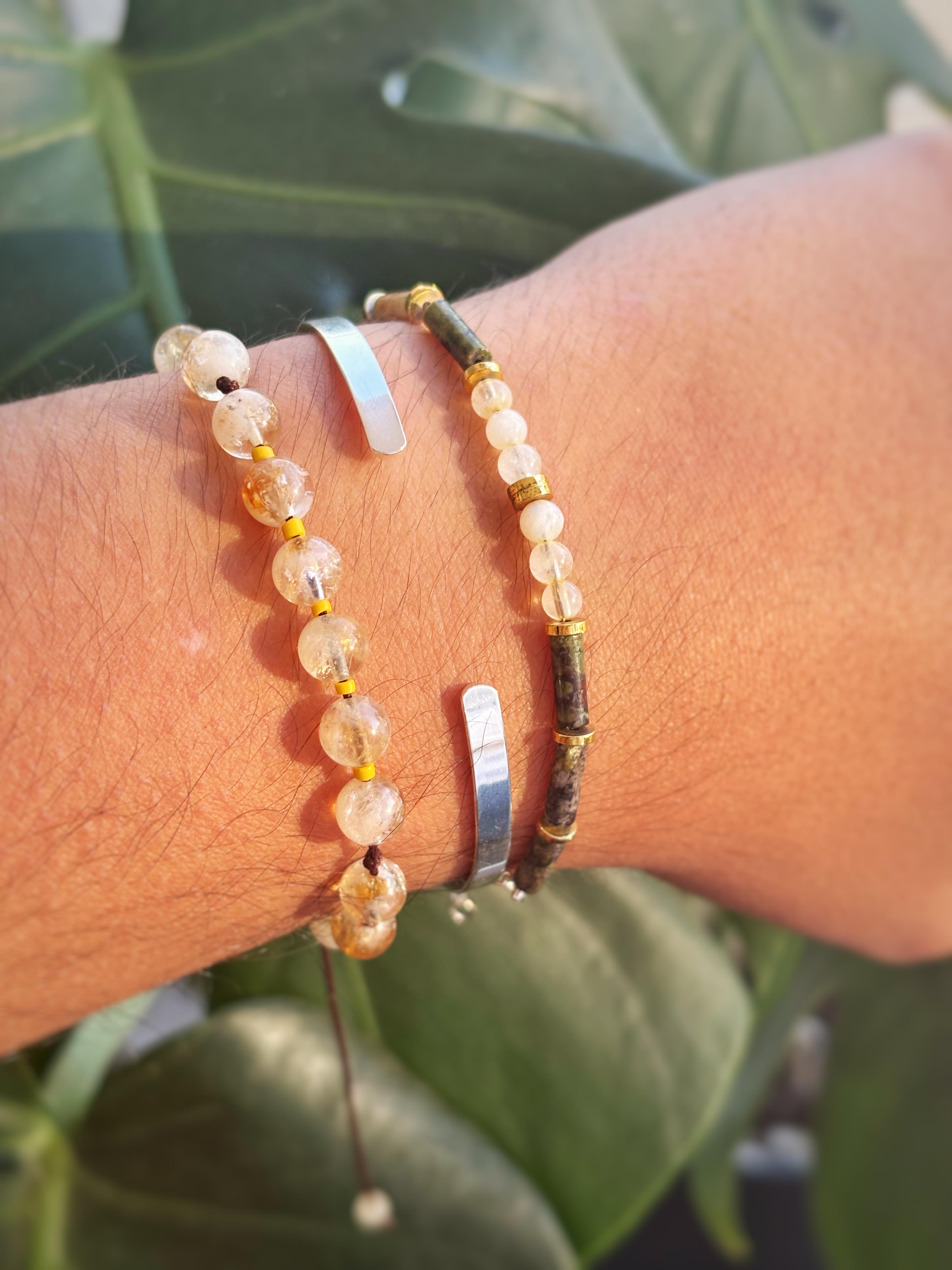 Rita Doğaltaş Tasarım Bileklik 925 Ayar Gümüş